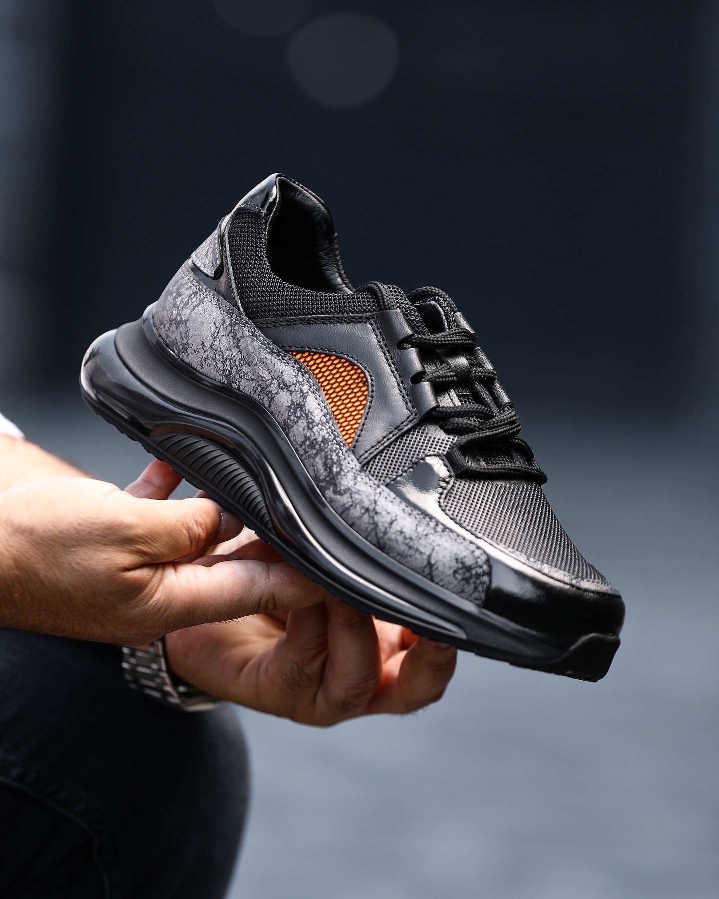 VENÜZ HAKİKİ DERİ AİR TABAN GÜNLÜK ERKEK SNEAKER AYAKKABI