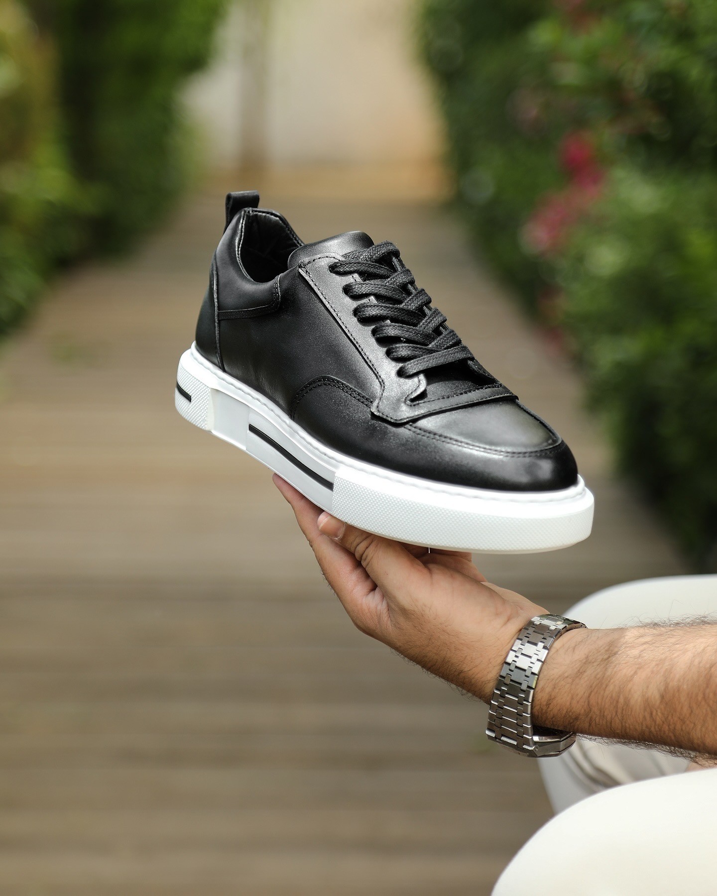 HAKİKİ DERİ EVA TABAN GÜNLÜK ERKEK SNEAKER AYAKKABI