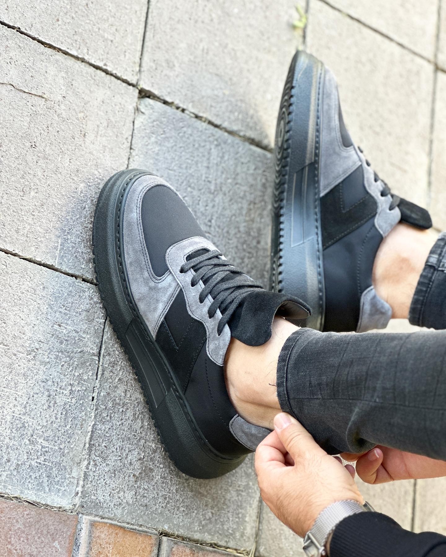 HAKİKİ DERİ EVA TABAN GÜNLÜK ERKEK SNEAKER AYAKKABI