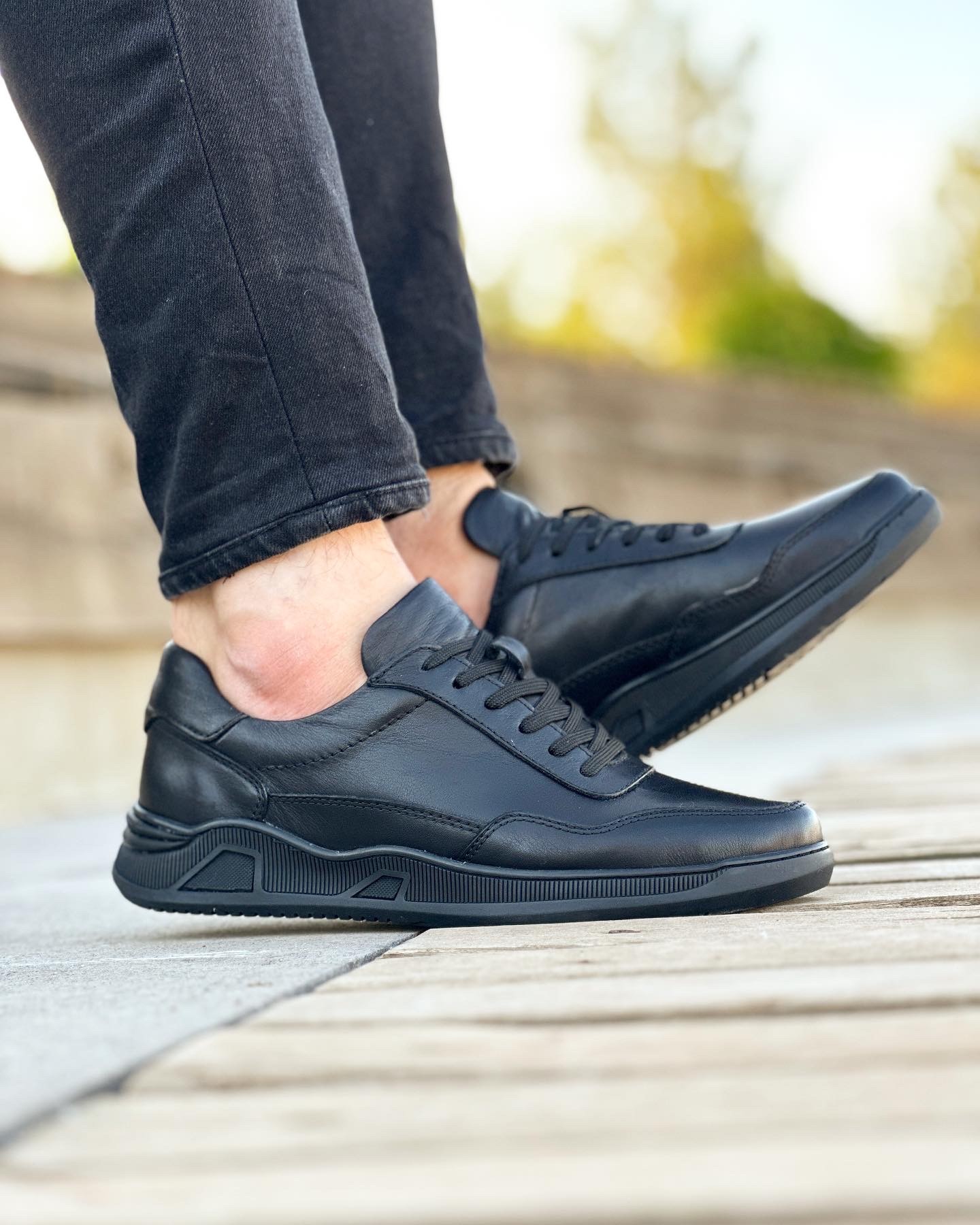 PACE HAKİKİ DERİ GÜNLÜK ERKEK SNEAKER AYAKKABI