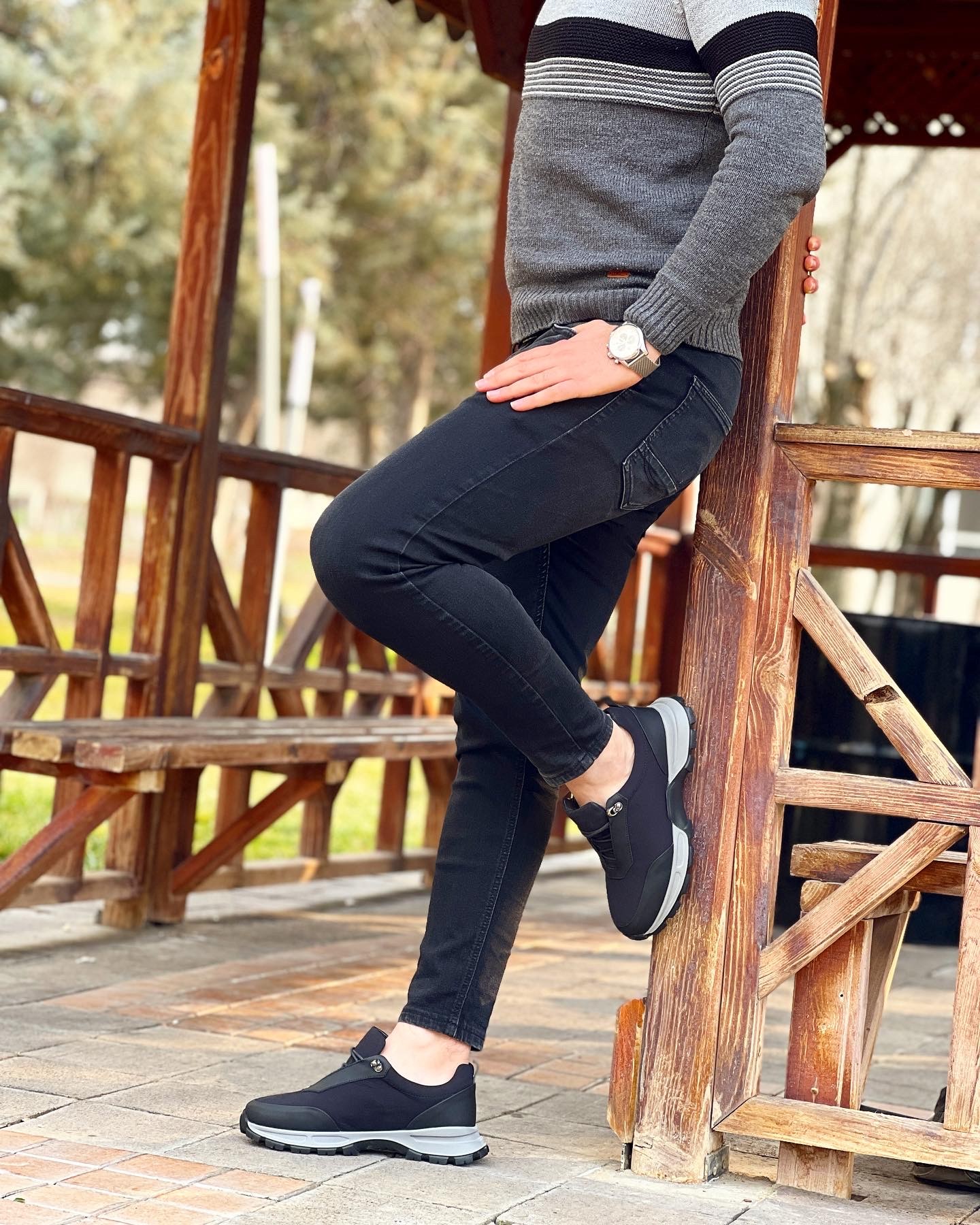 HANRY HAKİKİ DERİ EVA TABAN GÜNLÜK ERKEK SNEAKER AYAKKABI