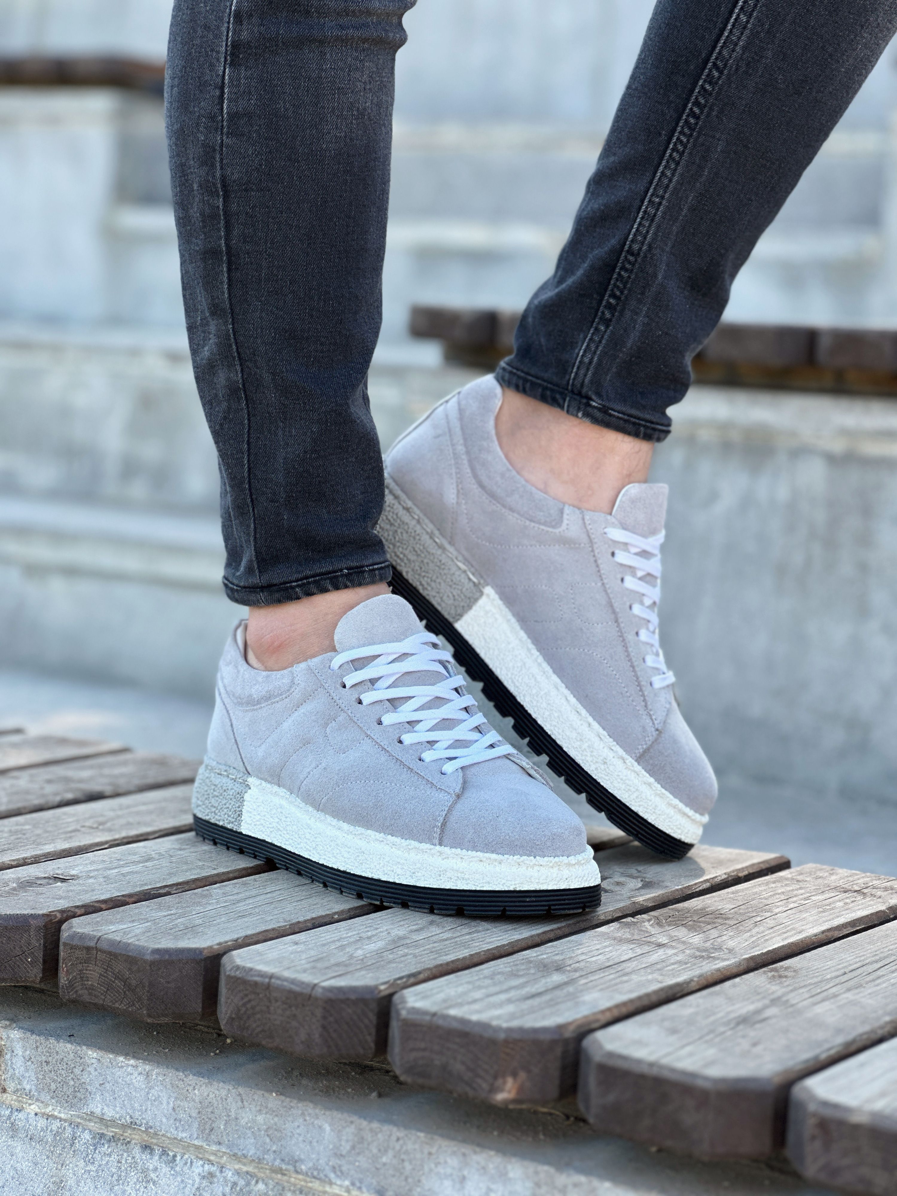 BATSON HAKİKİ DERİ EVA TABAN ERKEK SNEAKER AYAKKABI