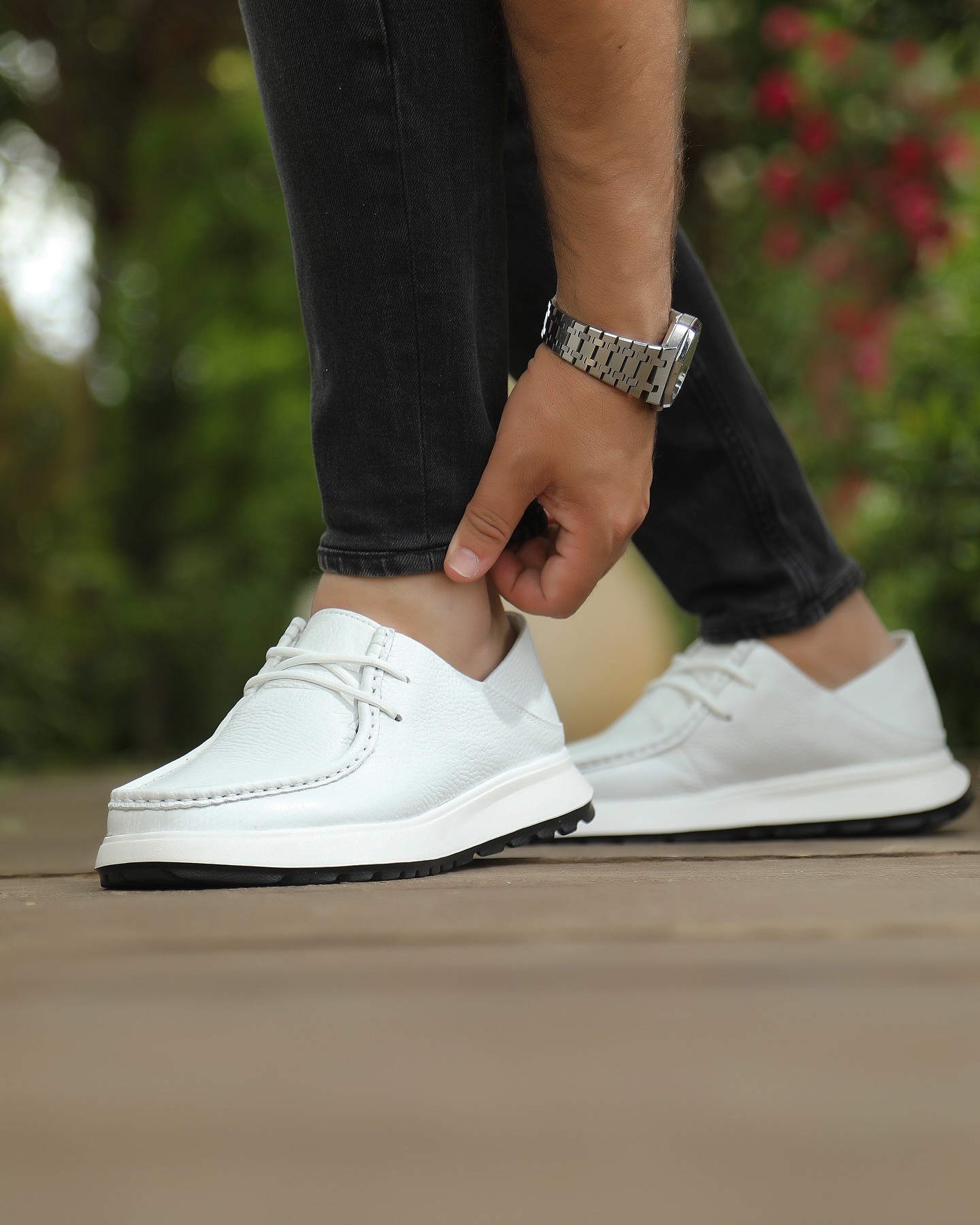 ROJWA HAKİKİ DERİ EVA TABAN GÜNLÜK ERKEK SNEAKER AYAKKABI