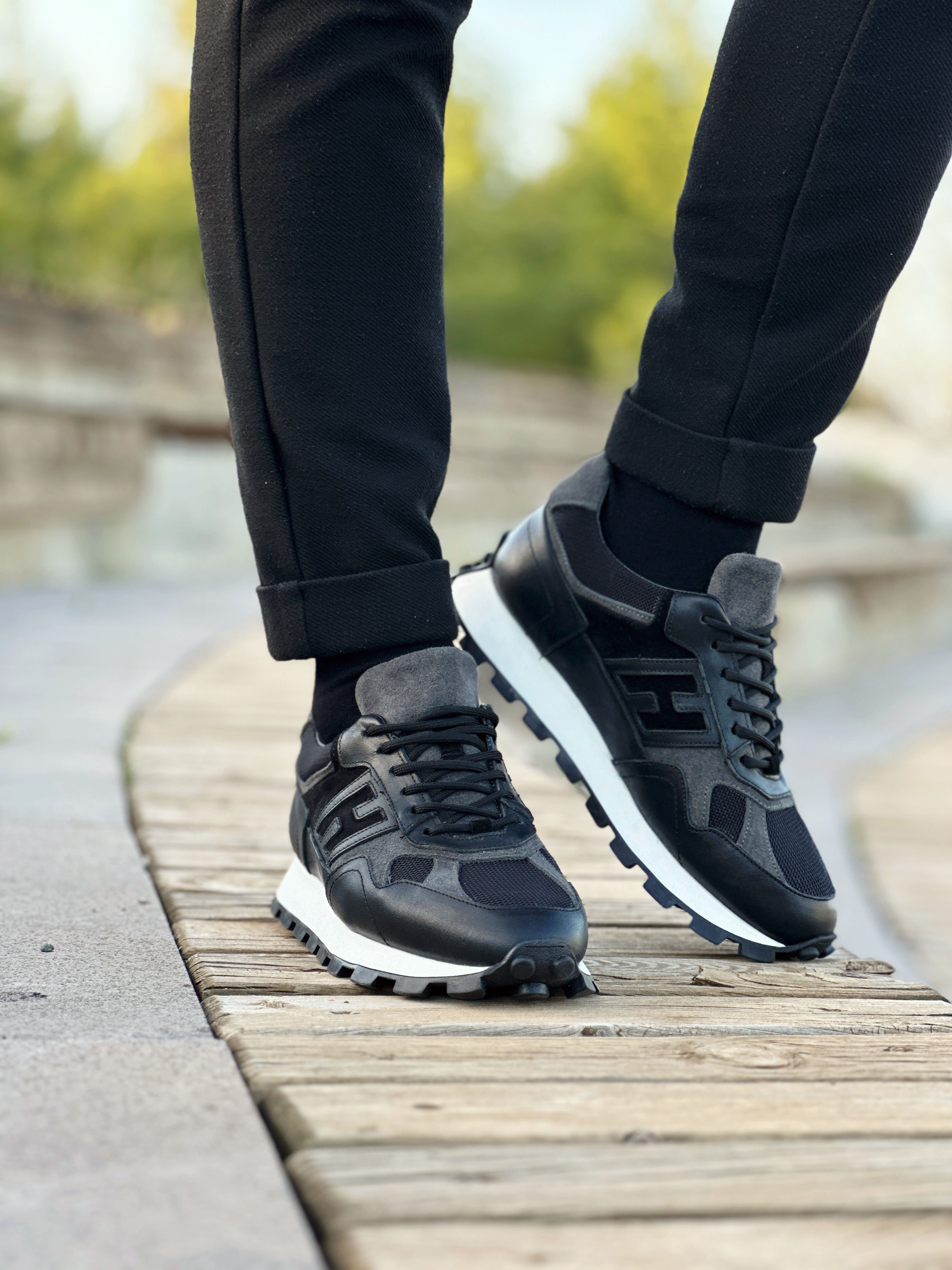 FENRUY HAKİKİ DERİ EVA TABAN ERKEK SNEAKER AYAKKABI