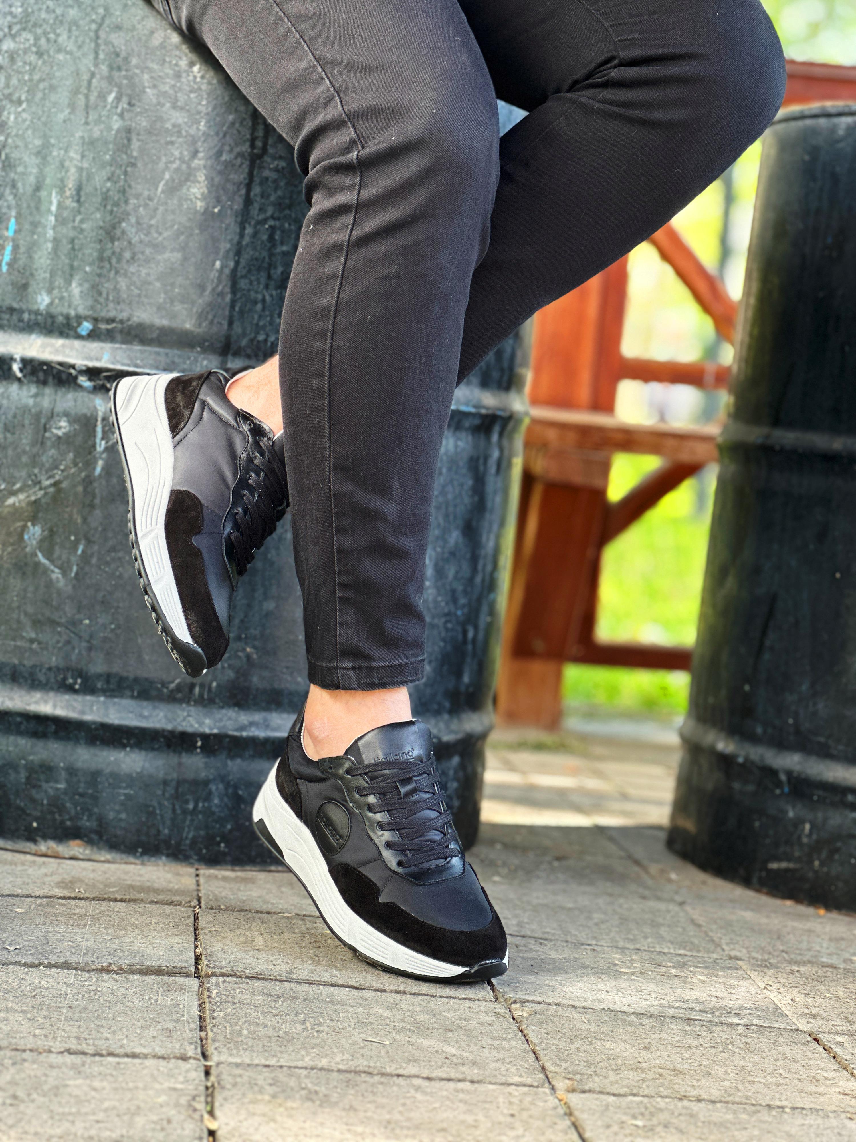MİSAL HAKİKİ DERİ EVA TABAN GÜNLÜK ERKEK SNEAKER AYAKKABI