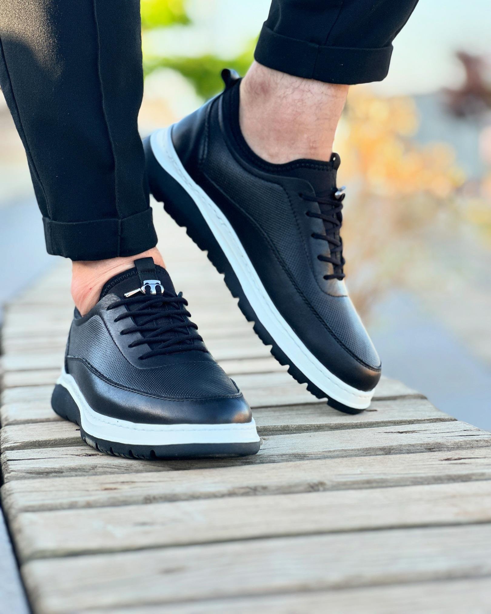 ROJBAYN HAKİKİ DERİ GÜNLÜK ERKEK SNEAKER AYAKKABI