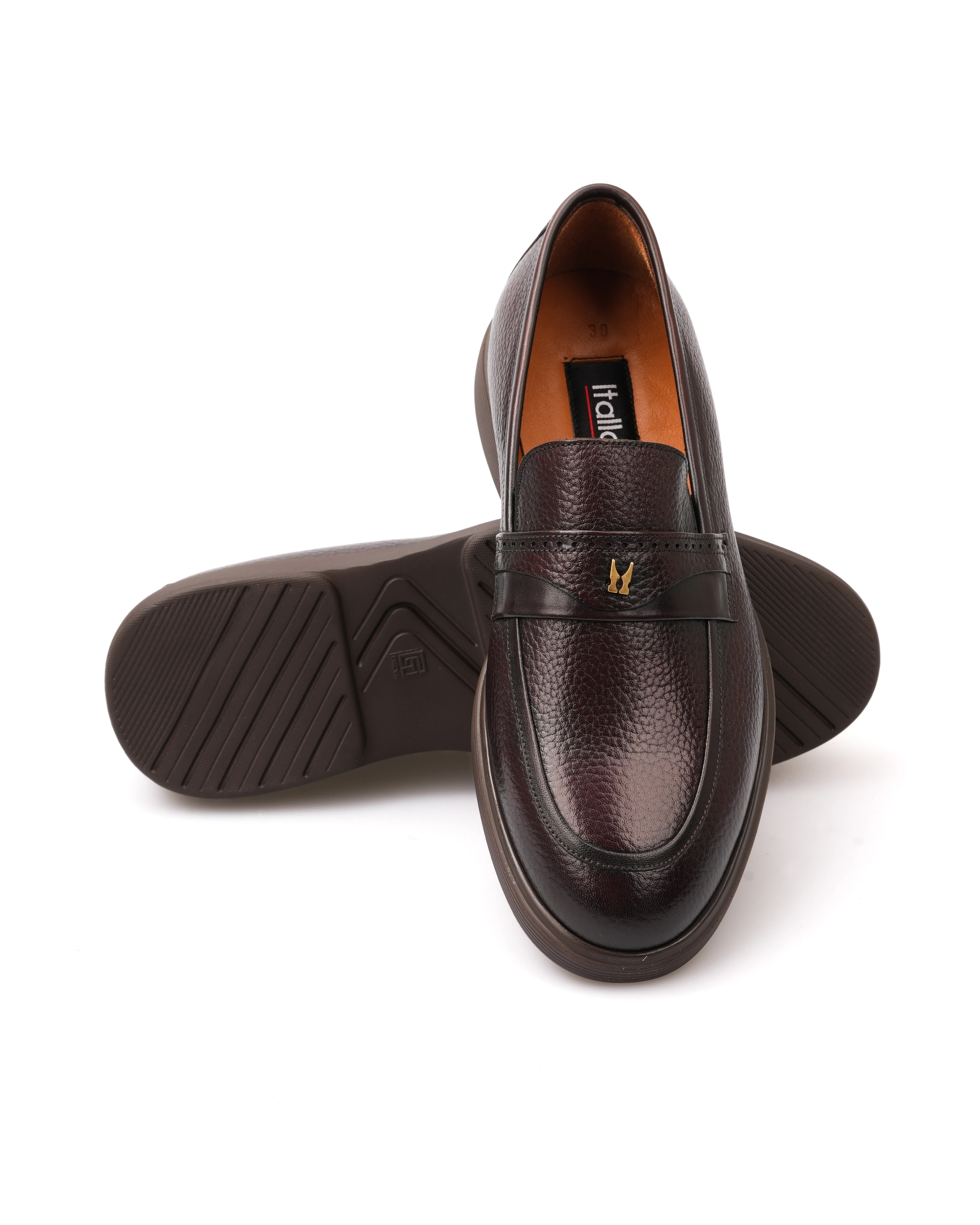 CAFU HAKİKİ DERİ EVA TABAN GÜNLÜK ERKEK KLASİK AYAKKABI - Kahverengi