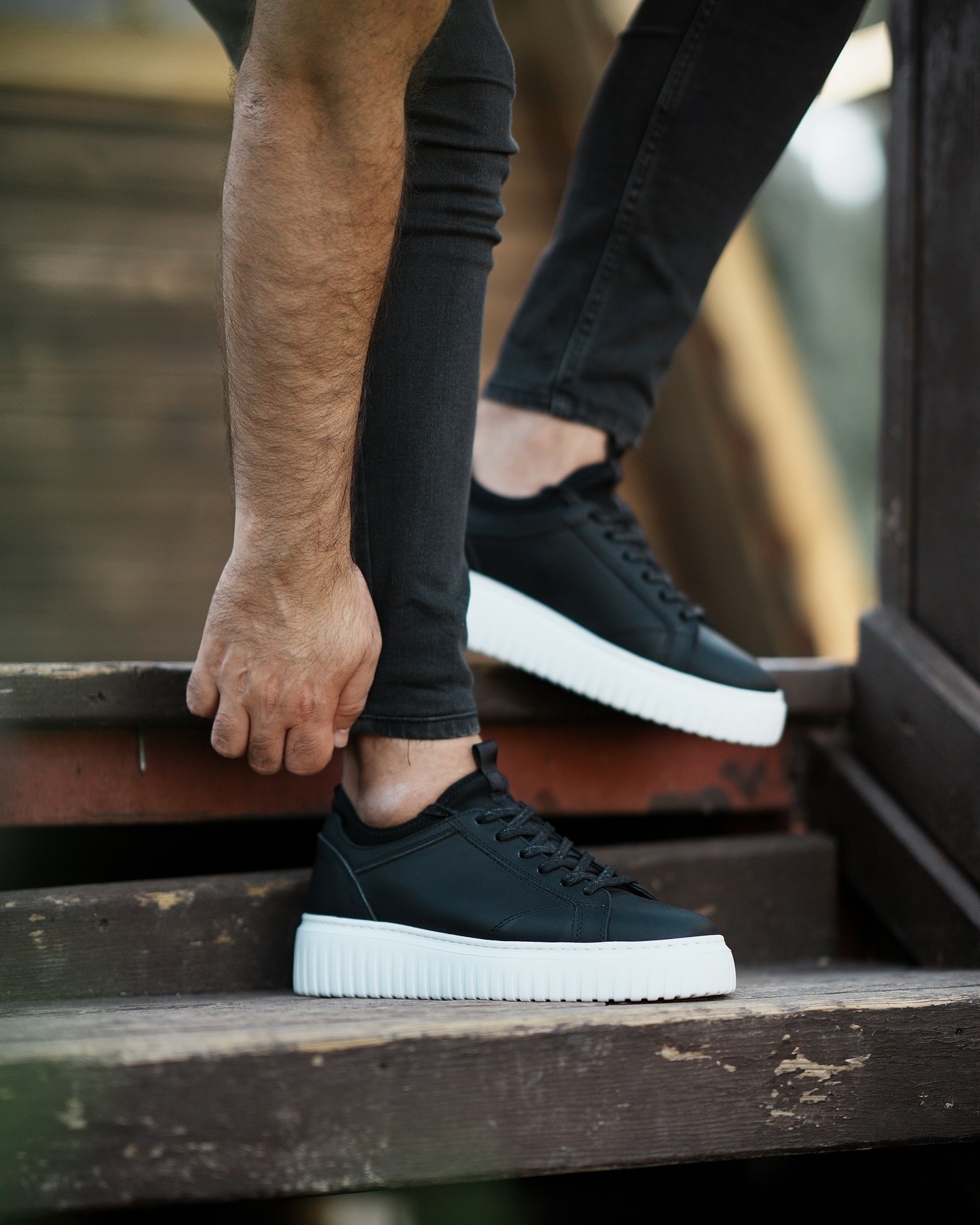 KAYRİE HAKİKİ DERİ EVA TABAN GÜNLÜK ERKEK SNEAKER AYAKKABI