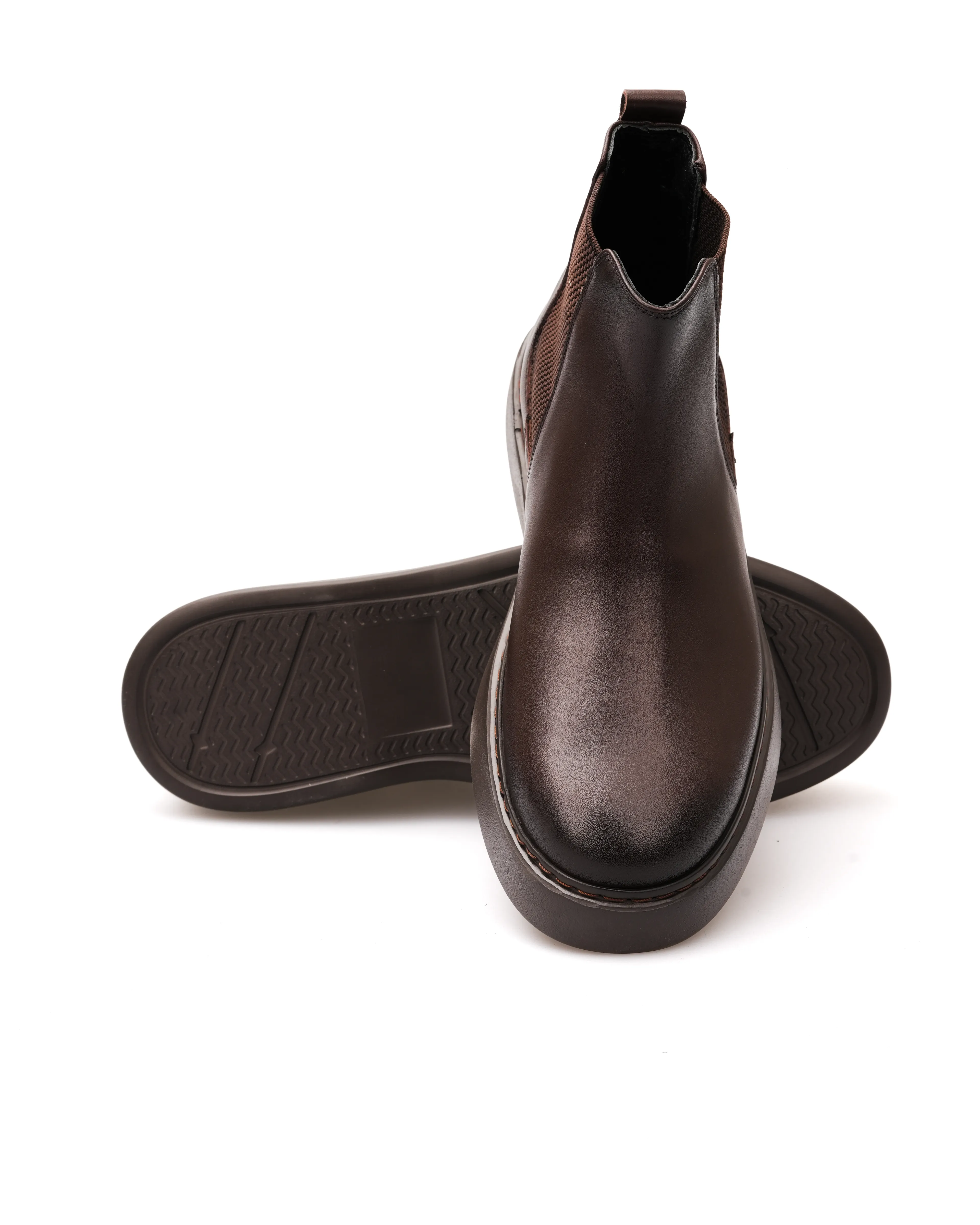 ELEK HAKİKİ DERİ GÜNLÜK ERKEK BOT - Kahverengi