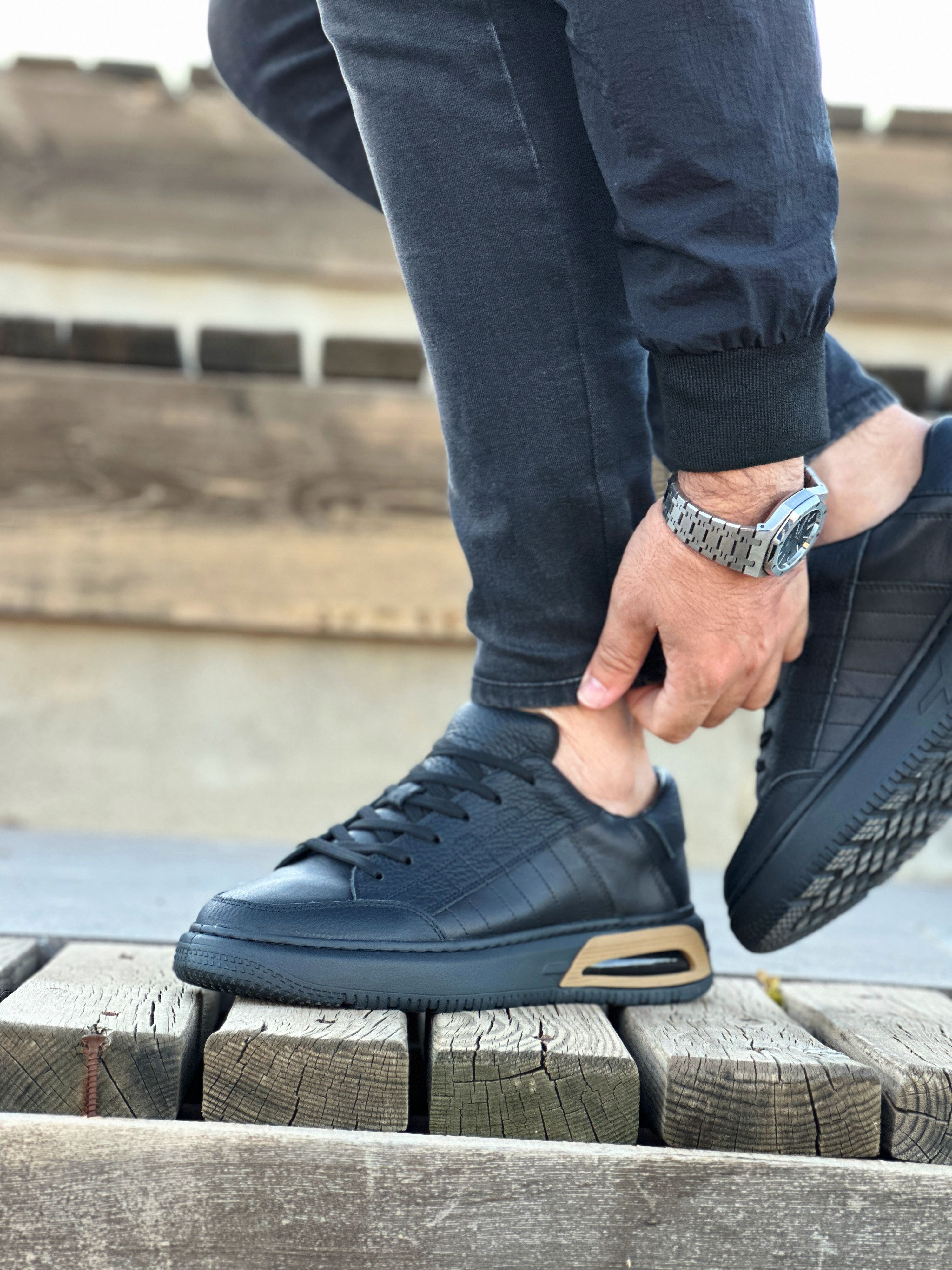 YONTA HAKİKİ DERİ AİR TABAN GÜNLÜK ERKEK SNEAKER AYAKKABI