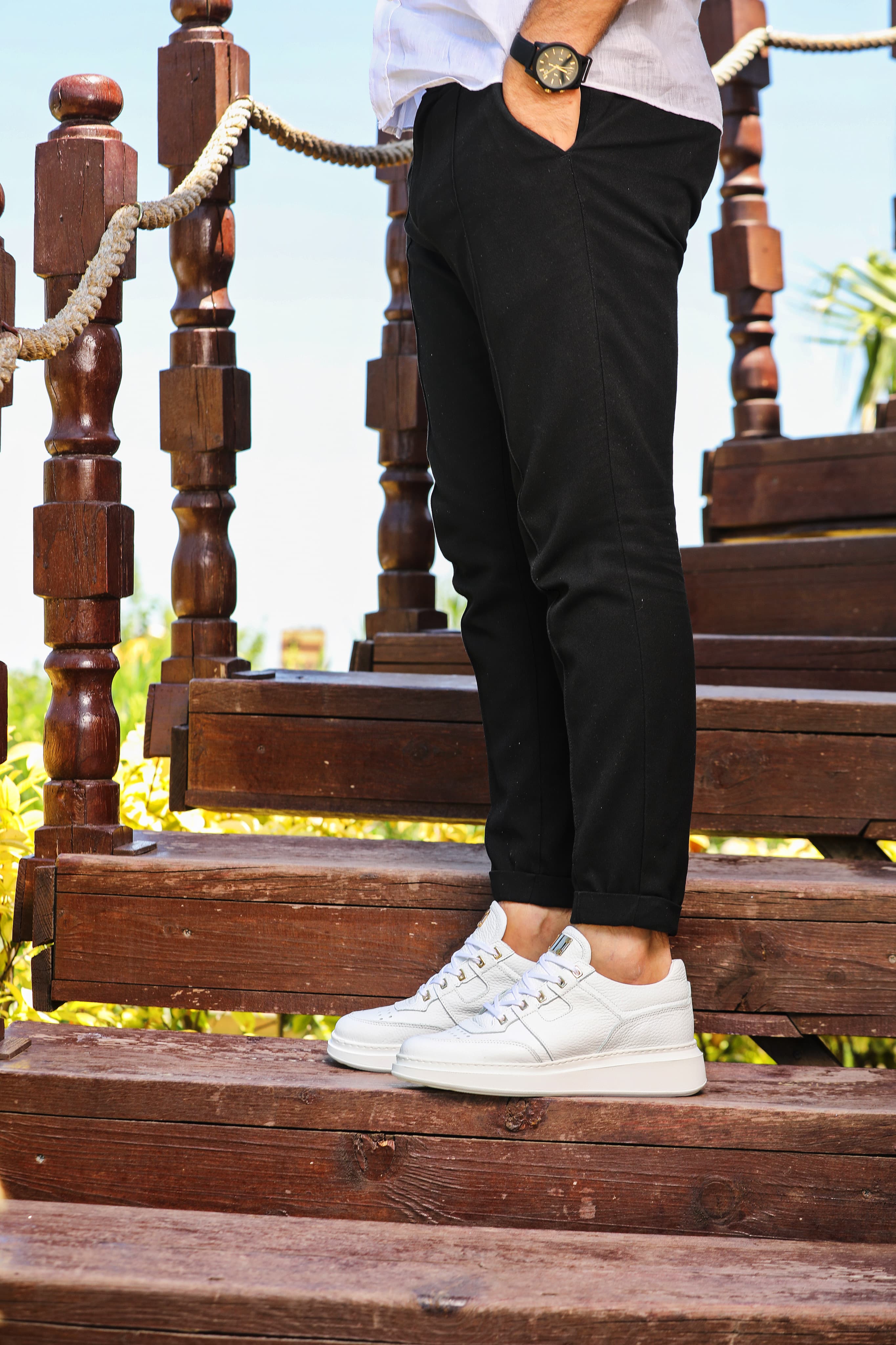 MAYKAP HAKİKİ DERİ EVA TABAN GÜNLÜK ERKEK SNEAKER AYAKKABI