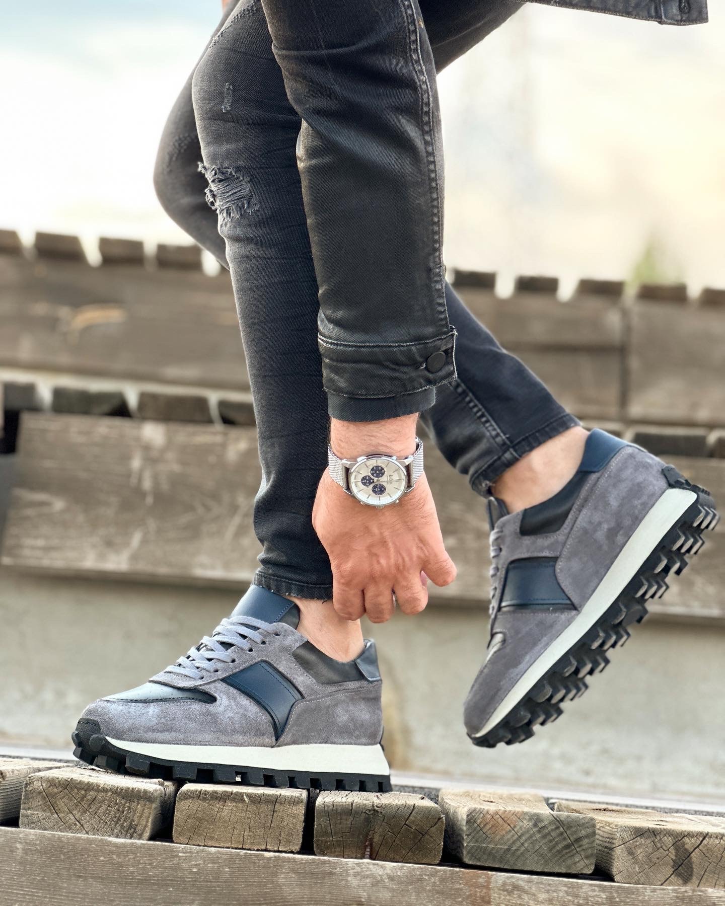 KEVIR HAKİKİ DERİ EVA TABAN GÜNLÜK ERKEK SNEAKER AYAKKABI