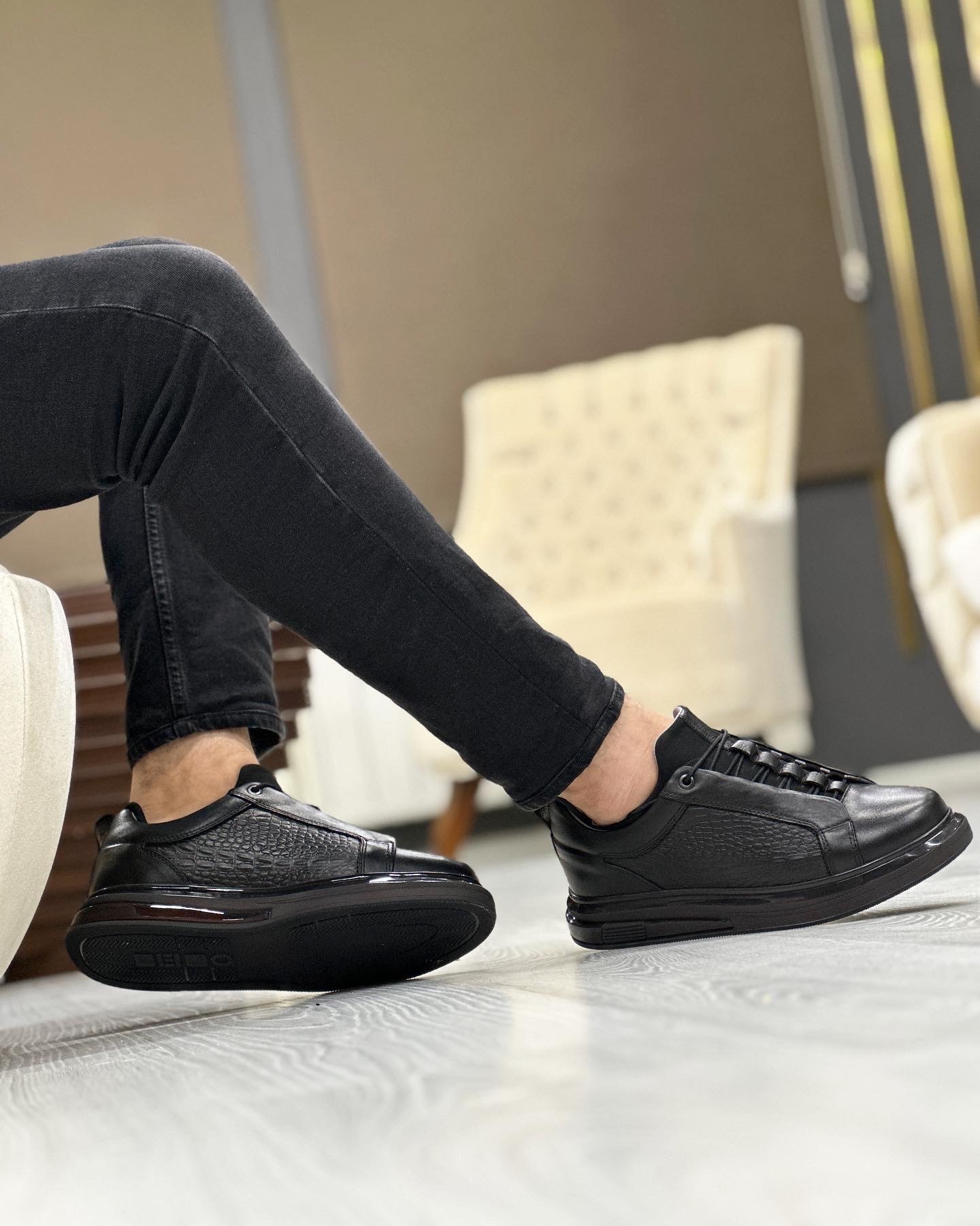 CROC HAKİKİ DERİ AİR TABAN GÜNLÜK ERKEK SNEAKER AYAKKABI