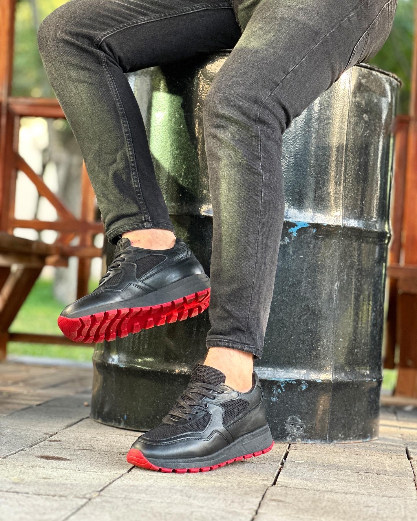 PİSSARO HAKİKİ DERİ EVA TABAN GÜNLÜK ERKEK SNEAKER AYAKKABI