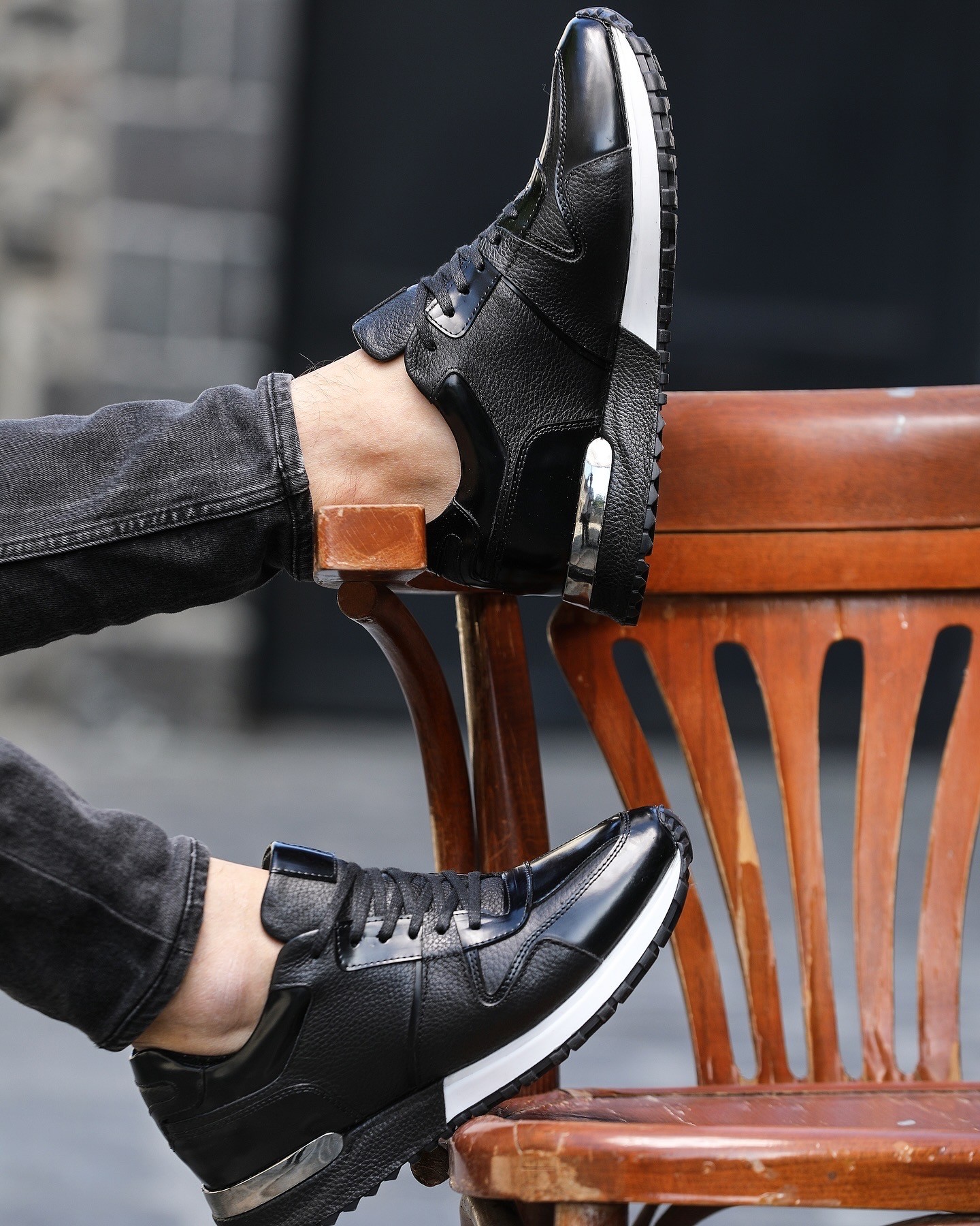 SENTO MODEL HAKİKİ DERİ EVA TABAN GÜNLÜK ERKEK SNEAKER AYAKKABI