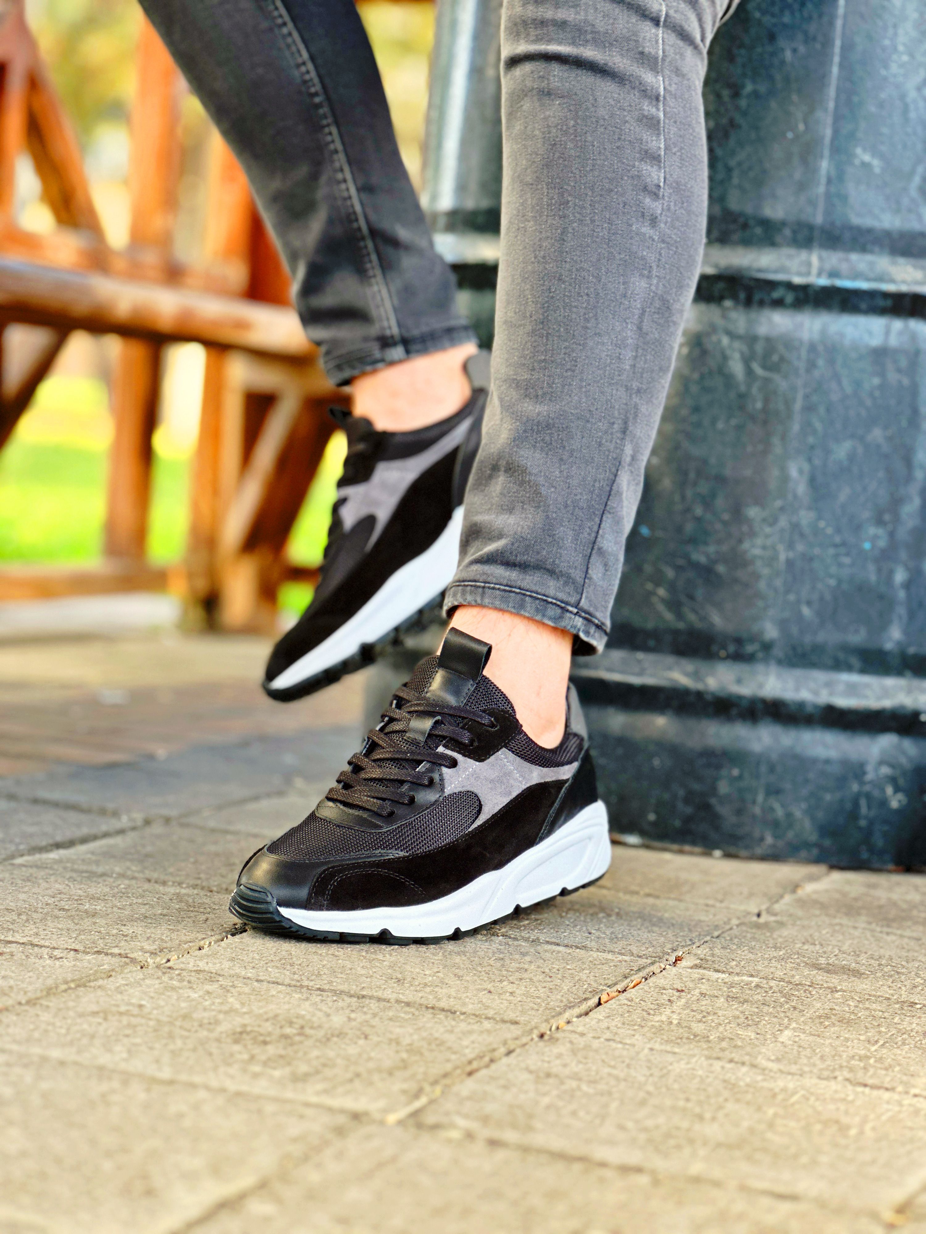NEWDAR HAKİKİ DERİ EVA TABAN ERKEK SNEAKER AYAKKABI