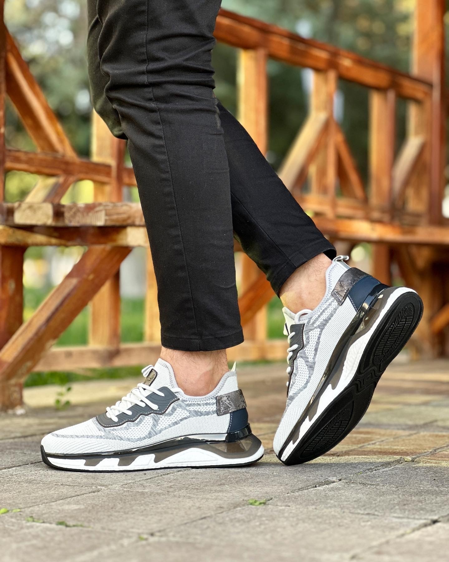 LİFUK HAKİKİ DERİ AİR TABAN GÜNLÜK ERKEK SNEAKER AYAKKABI - Beyaz