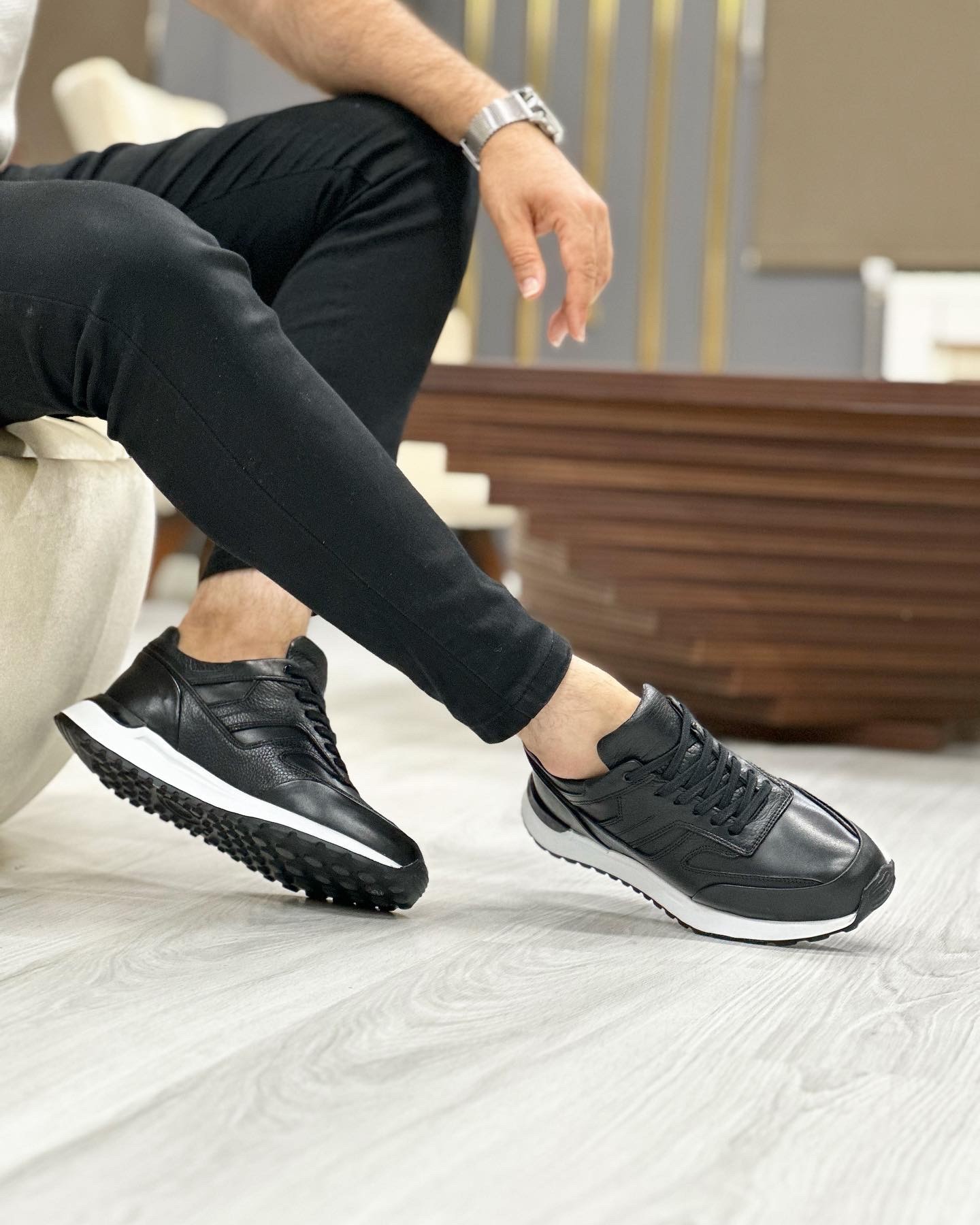 ARTH HAKİKİ DERİ EVA TABAN GÜNLÜK ERKEK SNEAKER AYAKKABI