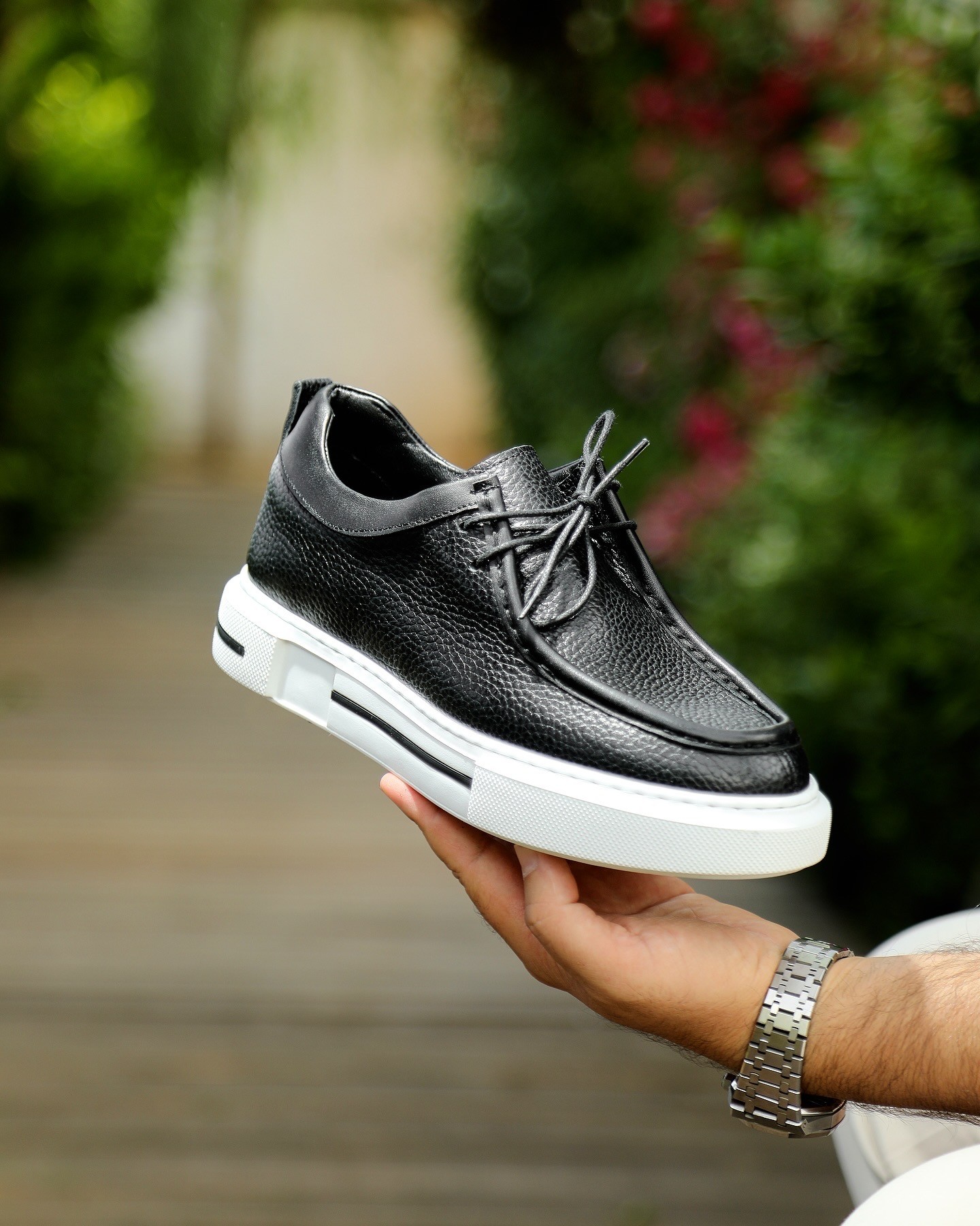 SATUN HAKİKİ DERİ EVA TABAN GÜNLÜK ERKEK SNEAKER AYAKKABI