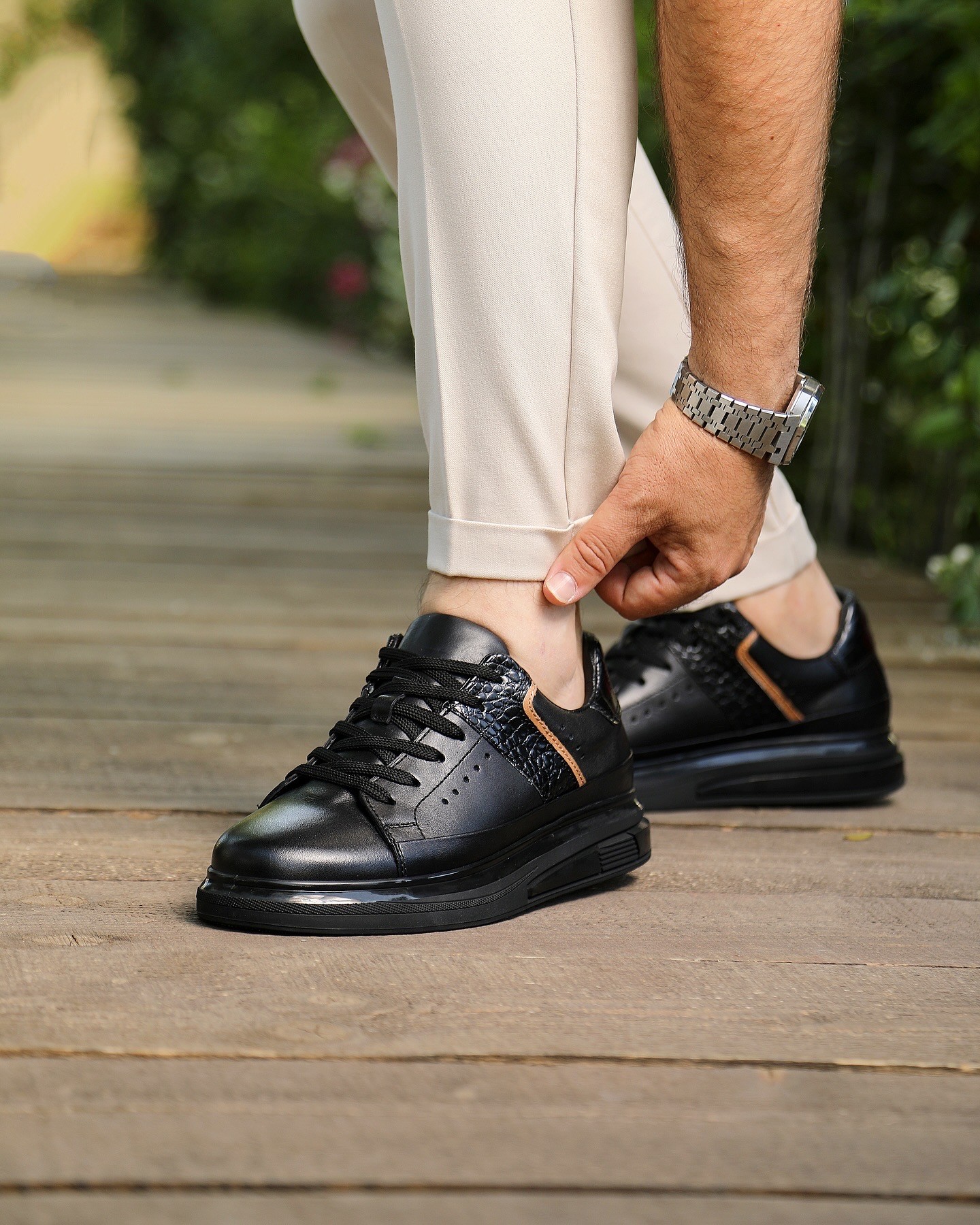 LAVEN HAKİKİ DERİ AİR TABAN GÜNLÜK ERKEK SNEAKER AYAKKABI
