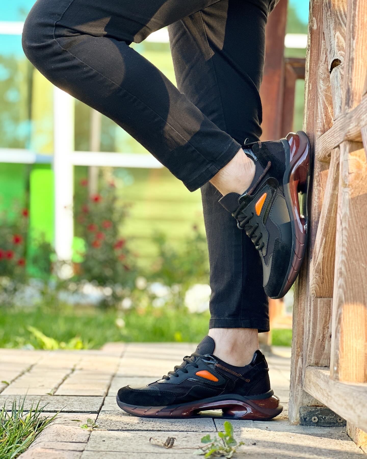 HAKİKİ DERİ AİR TABAN GÜNLÜK ERKEK SNEAKER AYAKKABI