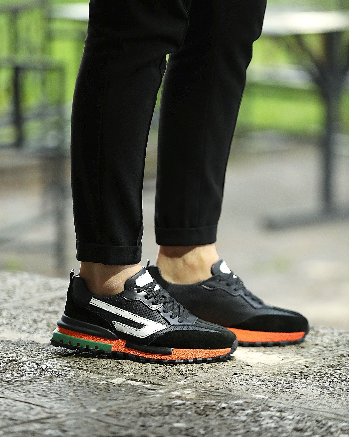 XWEZA HAKİKİ DERİ EVA TABAN GÜNLÜK ERKEK SNEAKER AYAKKABI