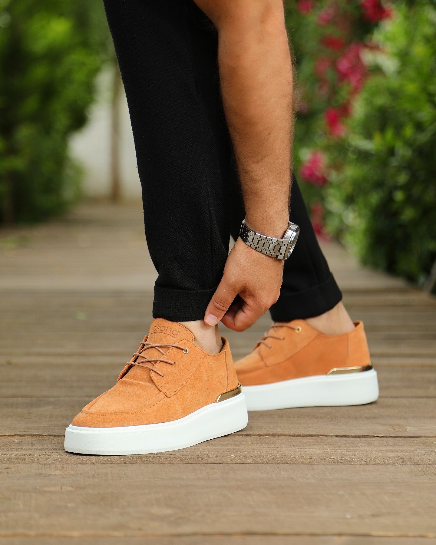 VİONET HAKİKİ DERİ EVA TABAN GÜNLÜK ERKEK SNEAKER AYAKKABI