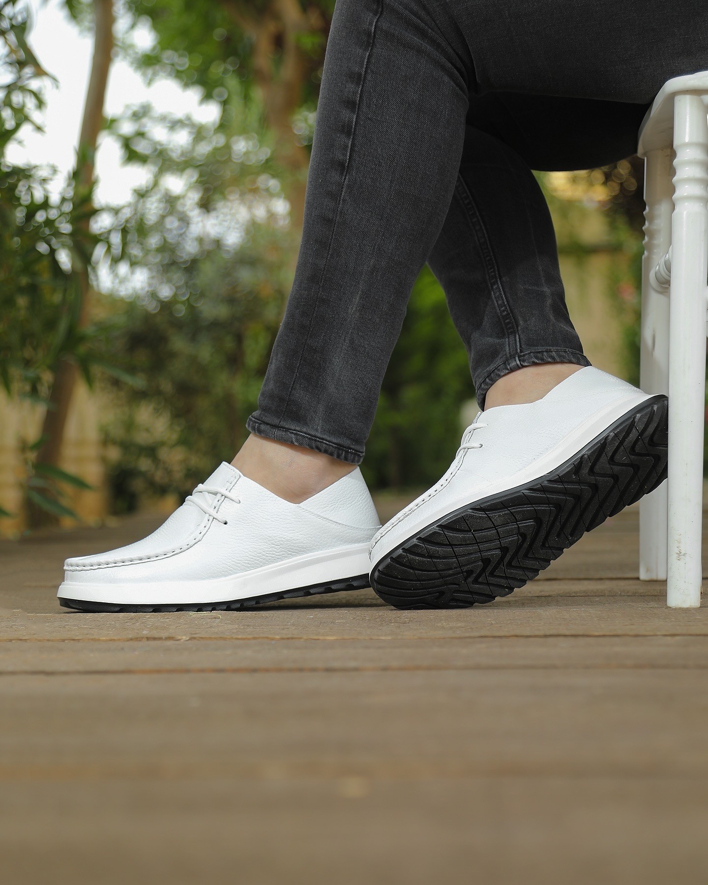 ROJWA HAKİKİ DERİ EVA TABAN GÜNLÜK ERKEK SNEAKER AYAKKABI