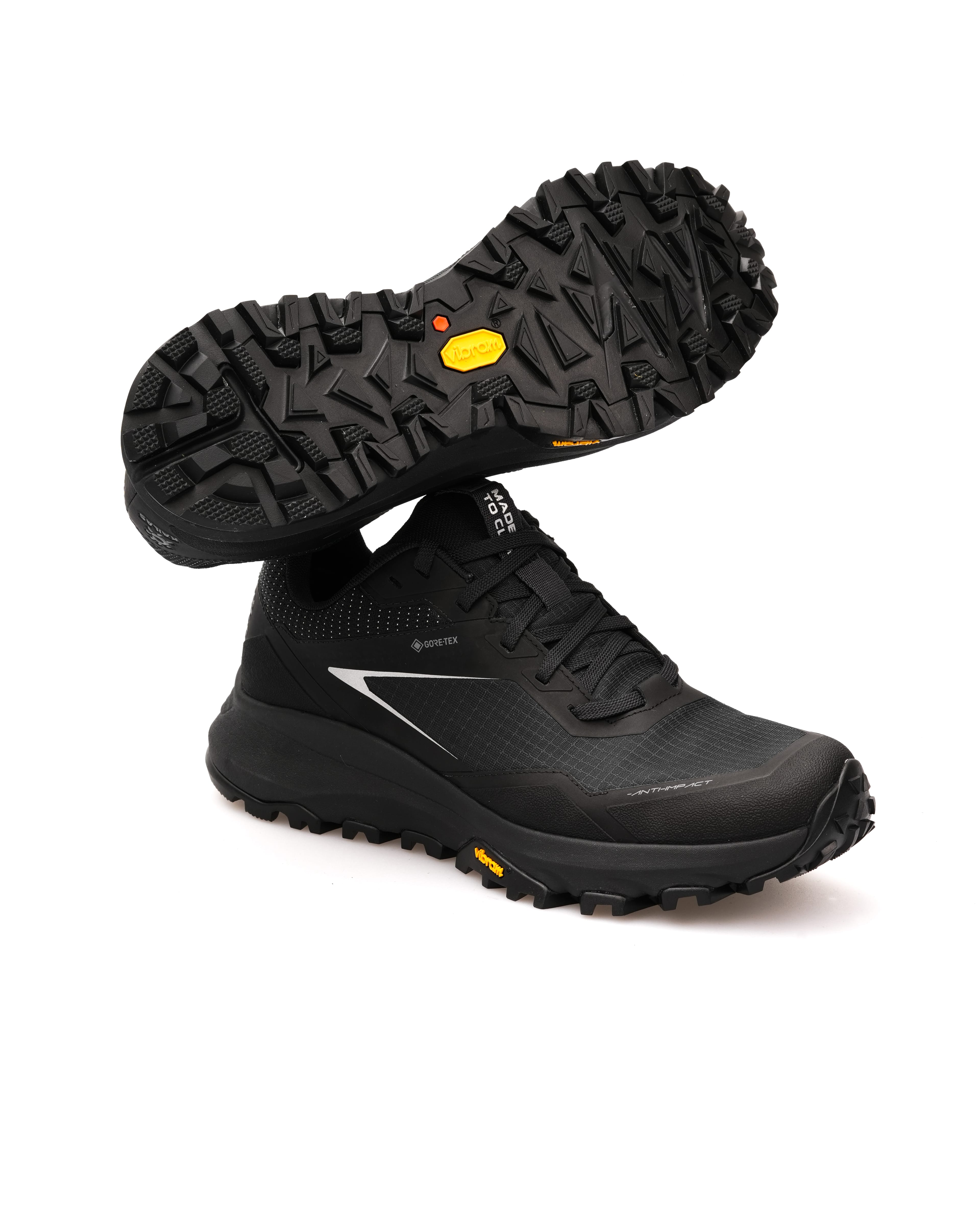 BERMUDA GORE TEX SU ALMAYAN GÜNLÜK ERKEK SNEAKER AYAKKABI - Siyah