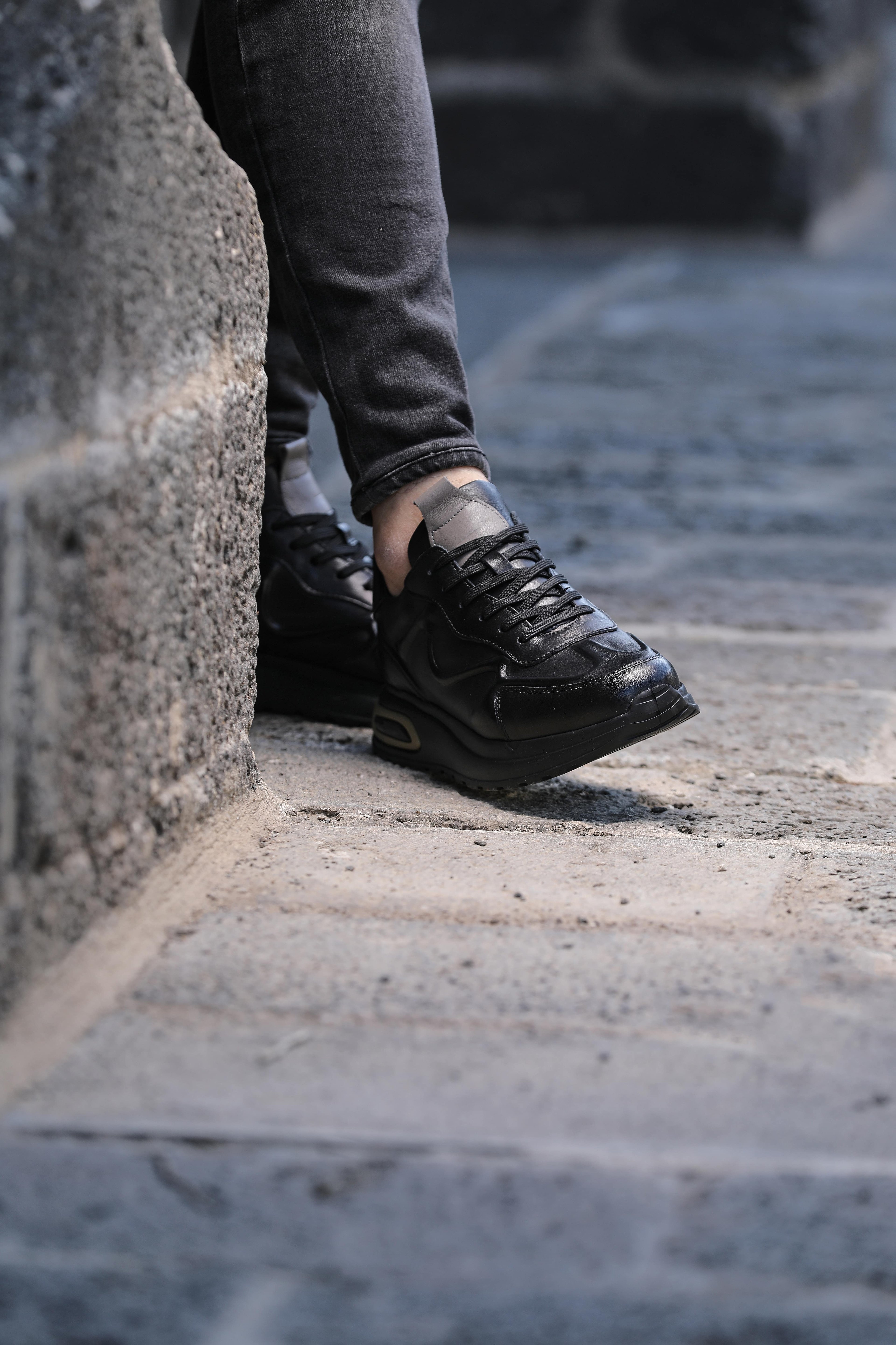 MANİLA HAKİKİ DERİ AİR TABAN GÜNLÜK ERKEK SNEAKER AYAKKABI
