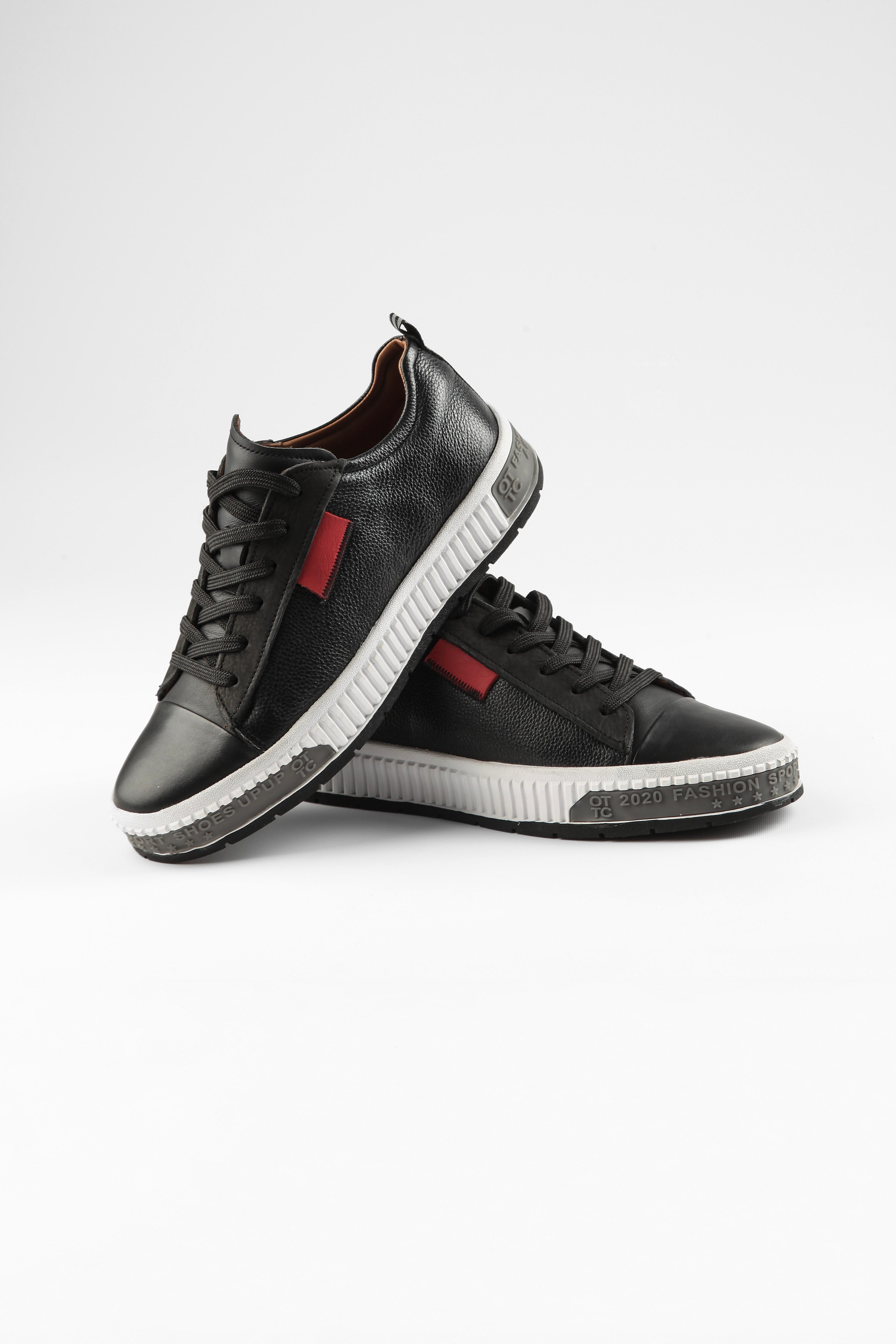 ZENNA HAKİKİ DERİ KAUÇUK TABAN GÜNLÜK ERKEK SNEAKER AYAKKABI