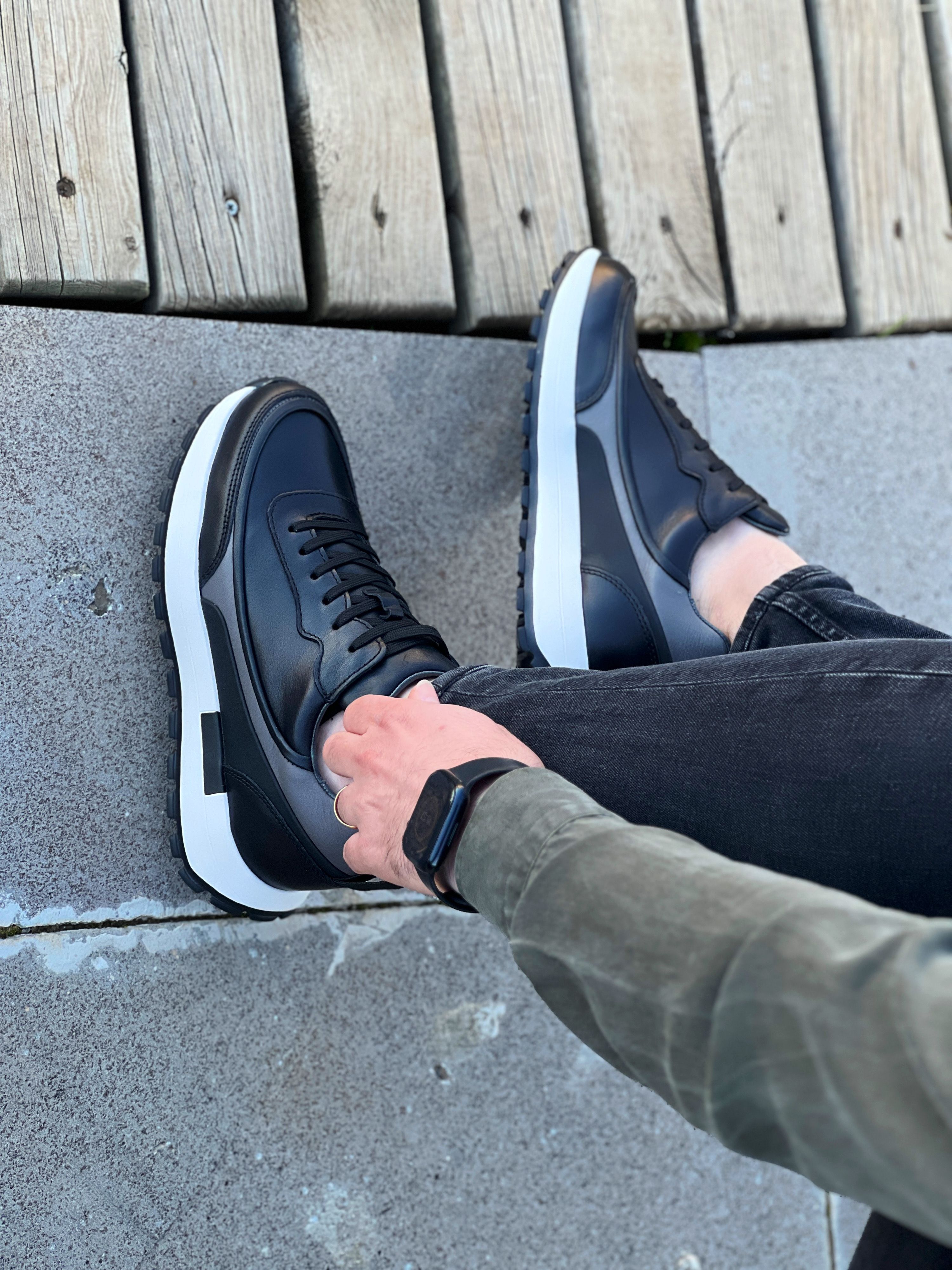 FEROT HAKİKİ DERİ AİR TABAN GÜNLÜK ERKEK SNEAKER AYAKKABI