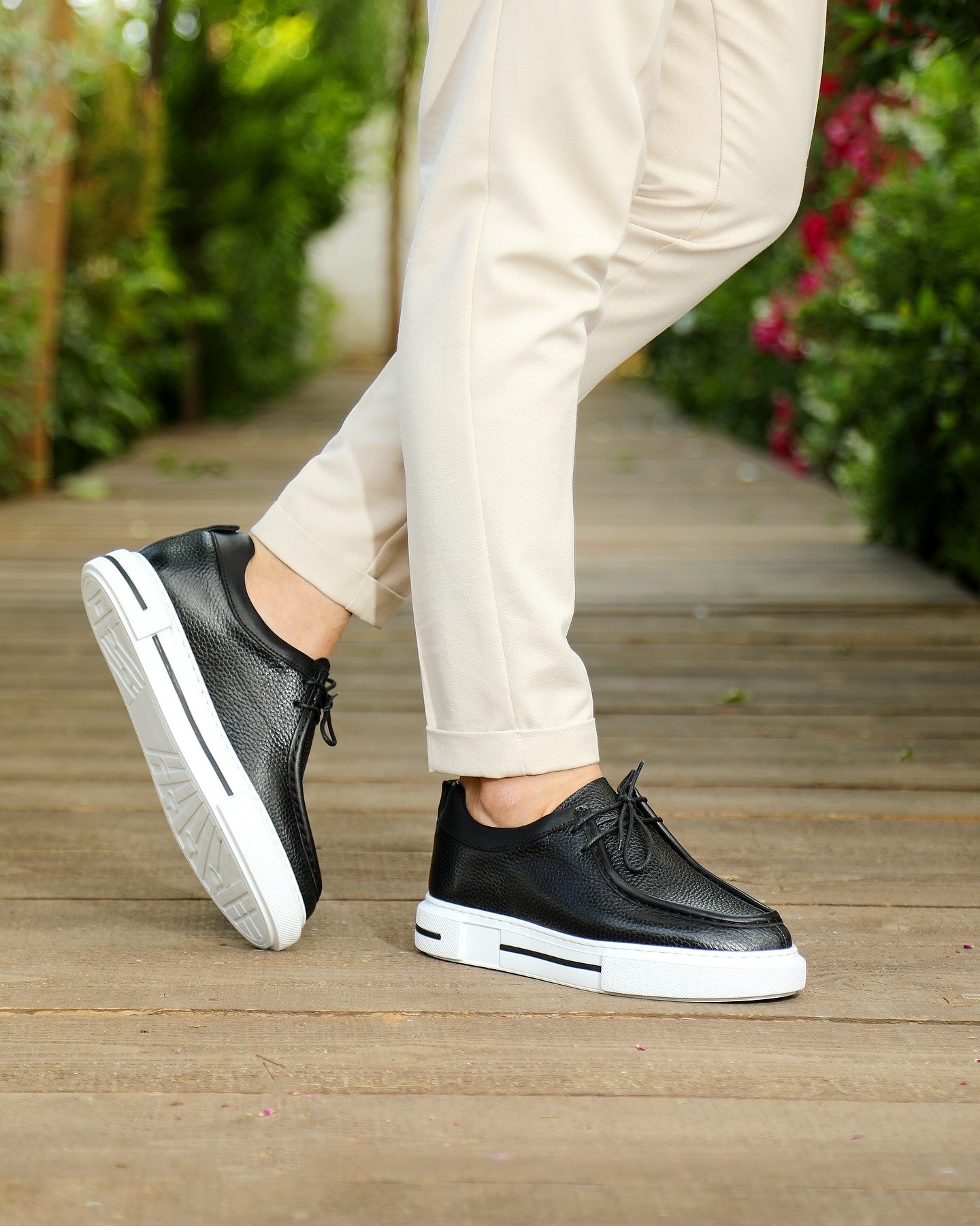 SATUN HAKİKİ DERİ EVA TABAN GÜNLÜK ERKEK SNEAKER AYAKKABI