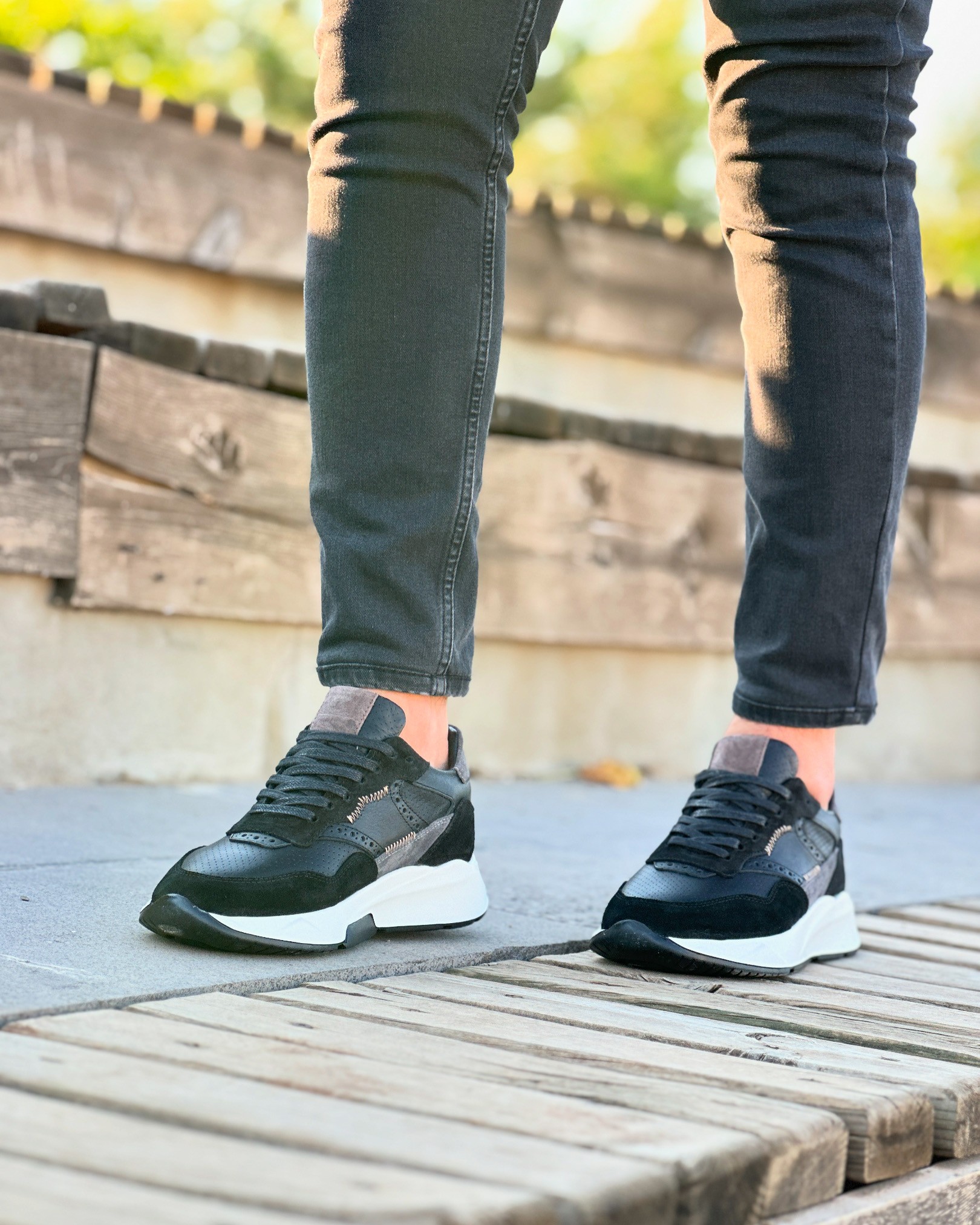 ZAYİ HAKİKİ DERİ EVA TABAN GÜNLÜK ERKEK SNEAKER AYAKKABI