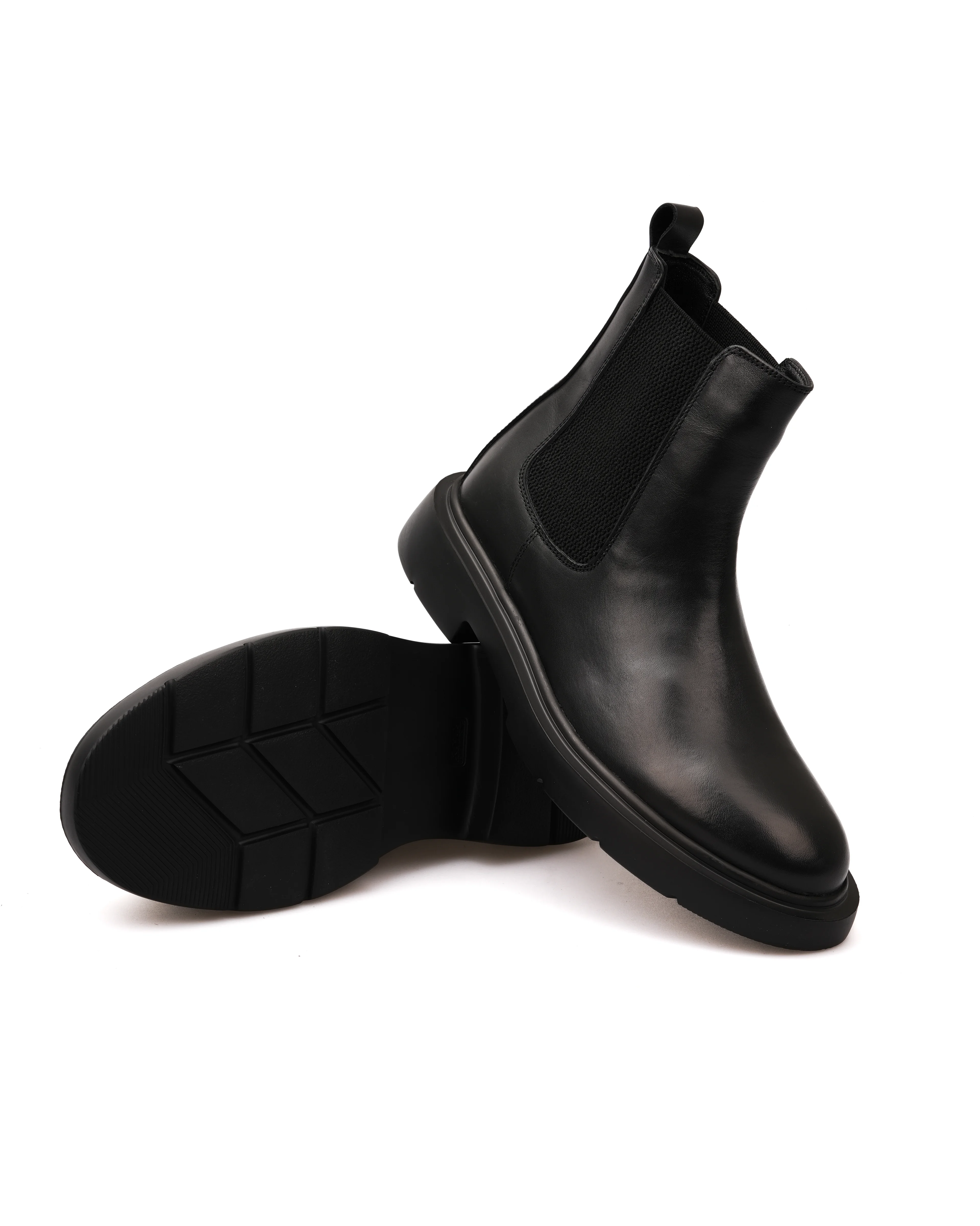 MAYDER HAKİKİ DERİ GÜNLÜK ERKEK BOT - Siyah