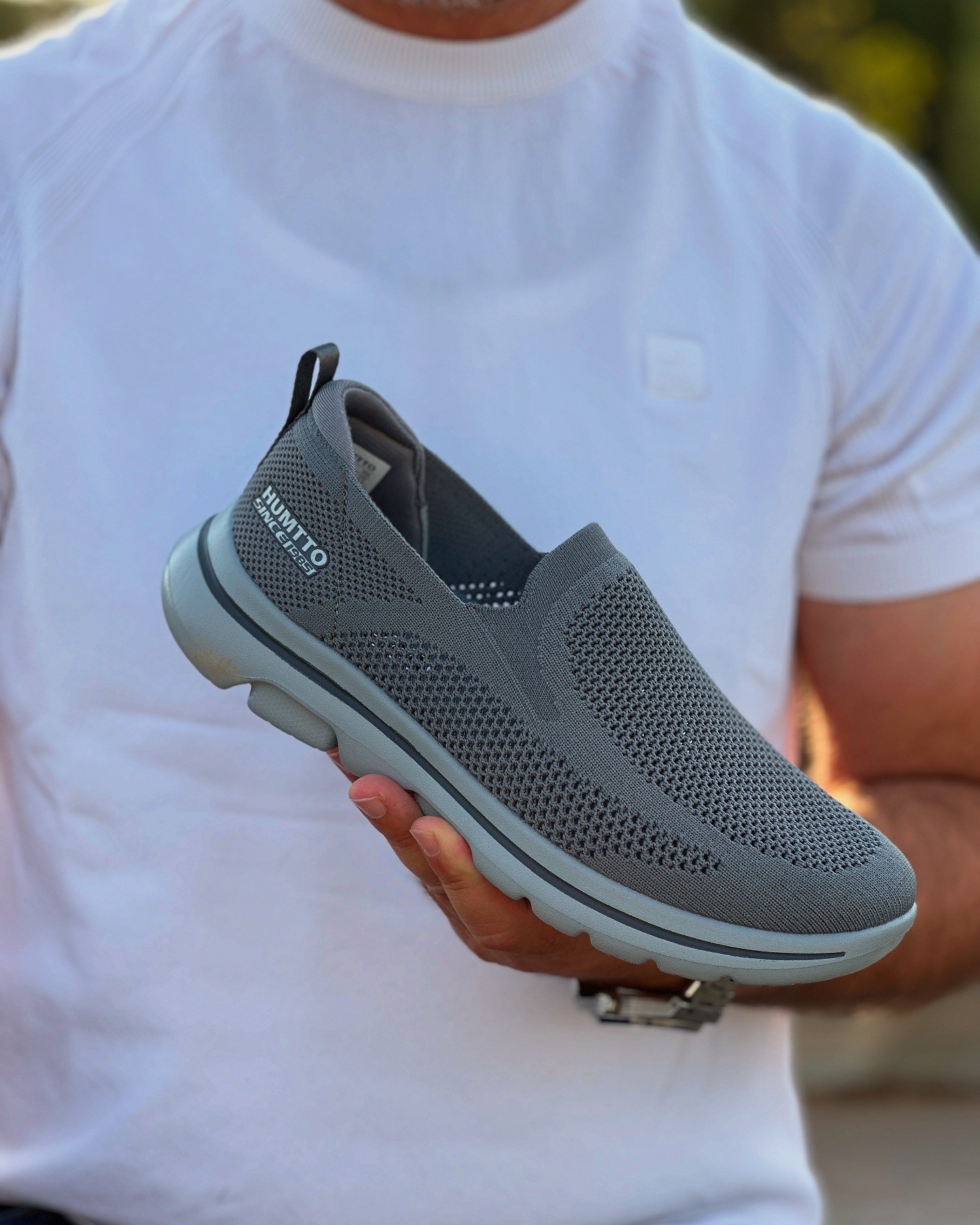 KETEN EVA TABAN GÜNLÜK ERKEK SNEAKER AYAKKABI - Gri