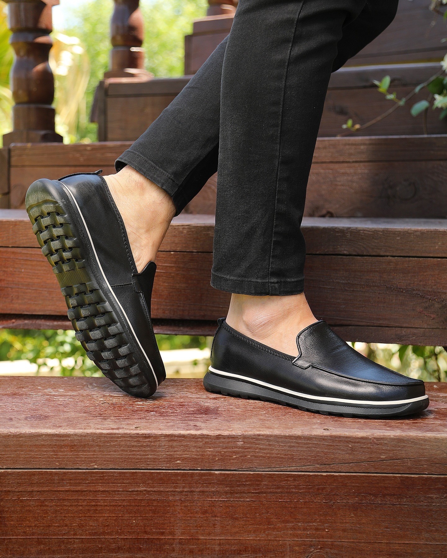 HAKİKİ DERİ EVA TABAN GÜNLÜK ERKEK SNEAKER AYAKKABI