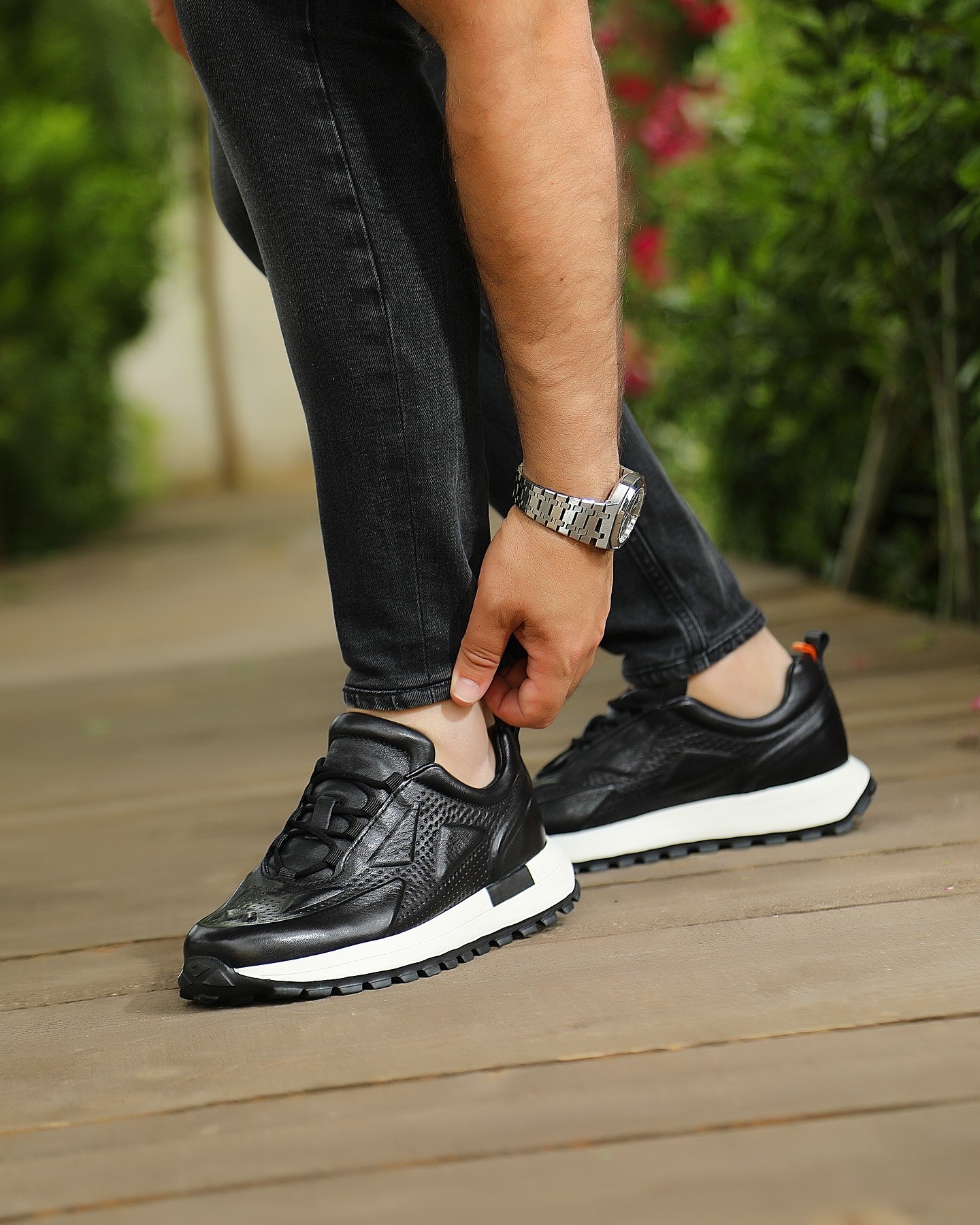 KEVOR HAKİKİ DERİ AİR TABAN GÜNLÜK ERKEK SNEAKER AYAKKABI