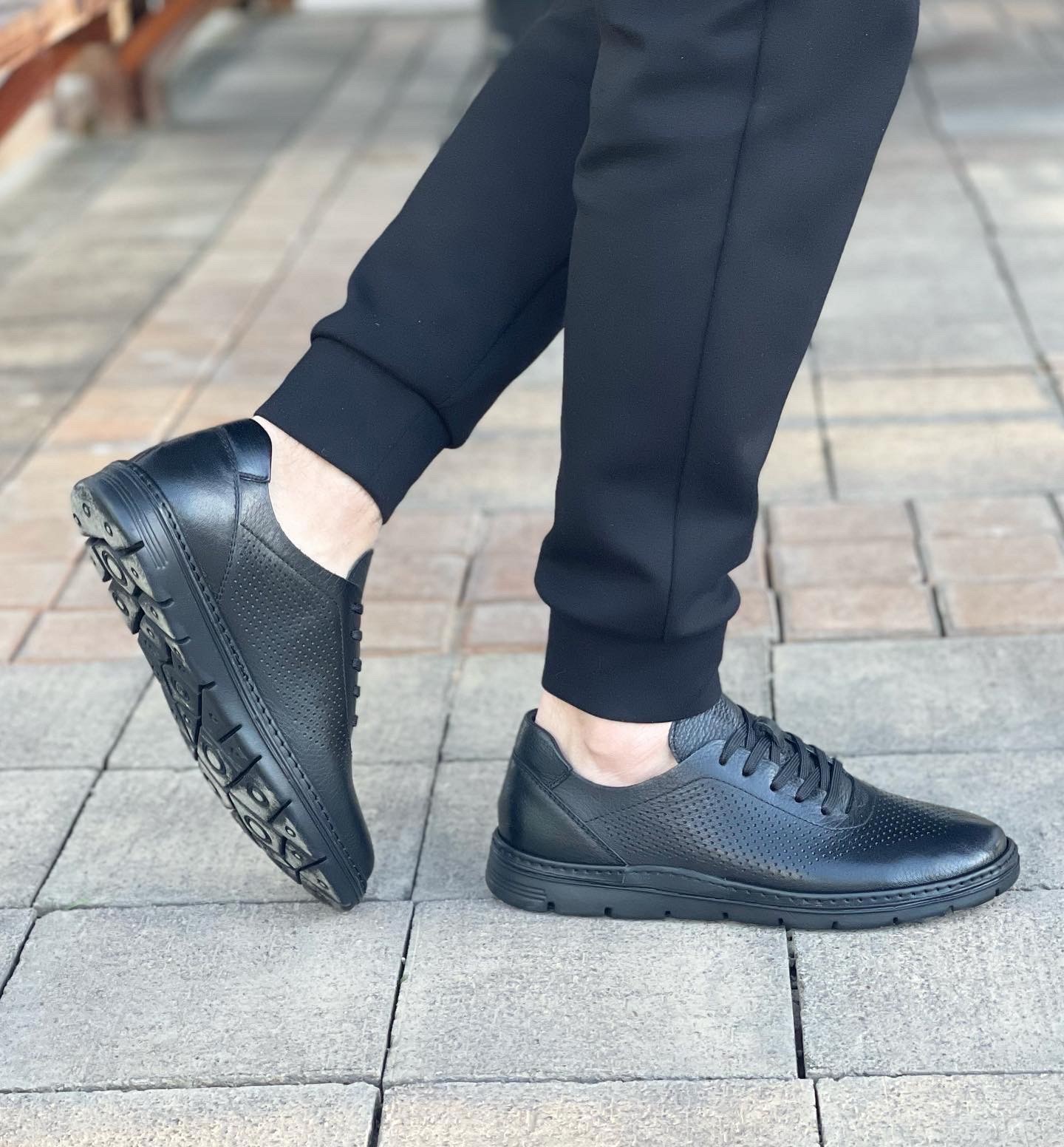 HAKİKİ DERİ EVA TABAN GÜNLÜK ERKEK SNEAKER AYAKKABI