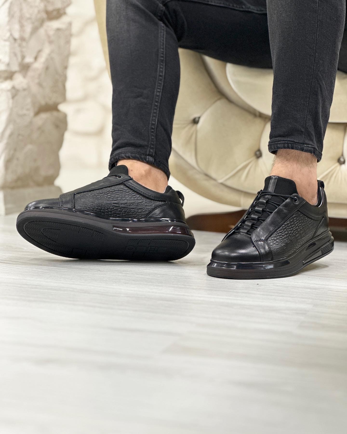 CROC HAKİKİ DERİ AİR TABAN GÜNLÜK ERKEK SNEAKER AYAKKABI