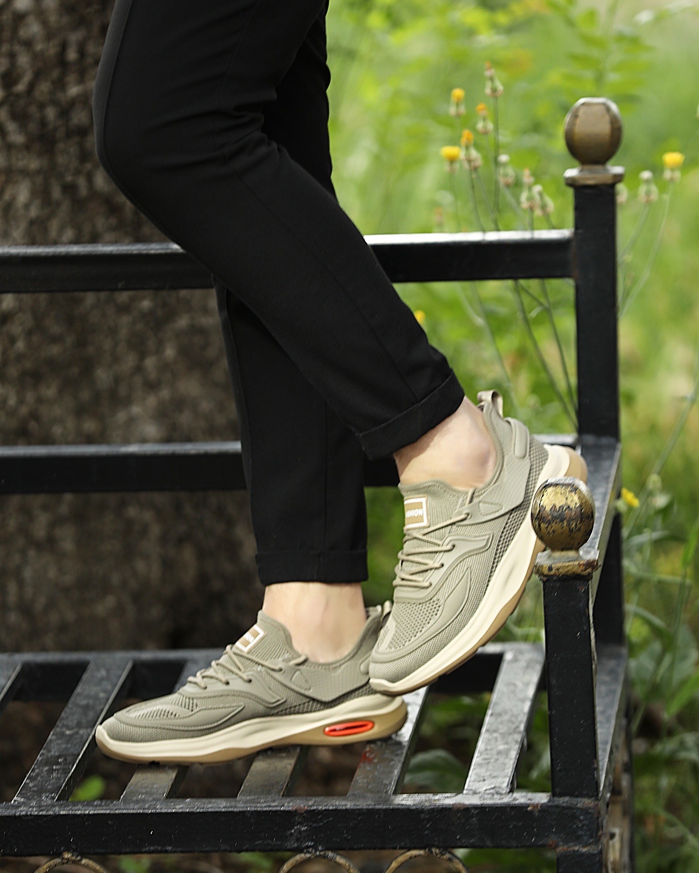 SAPEN KETEN AİR TABAN GÜNLÜK ERKEK SNEAKER AYAKKABI - Bej