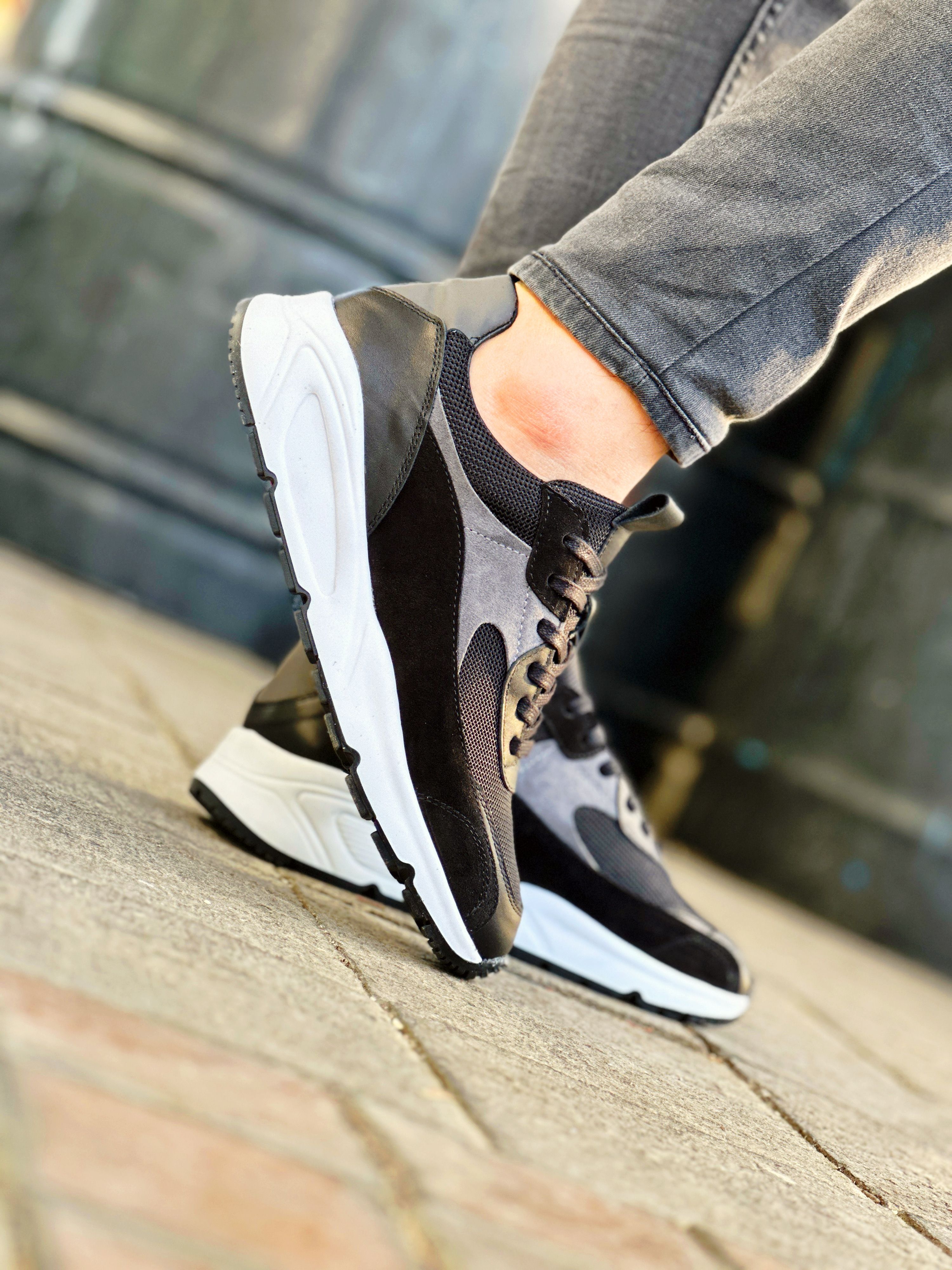 NEWDAR HAKİKİ DERİ EVA TABAN ERKEK SNEAKER AYAKKABI
