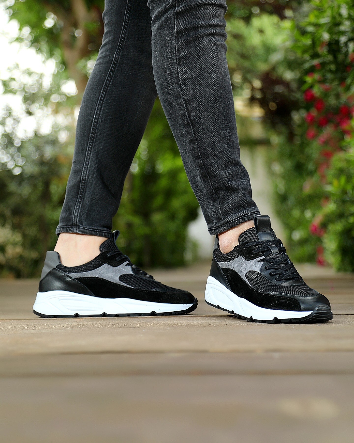 NEWDAR HAKİKİ DERİ EVA TABAN ERKEK SNEAKER AYAKKABI