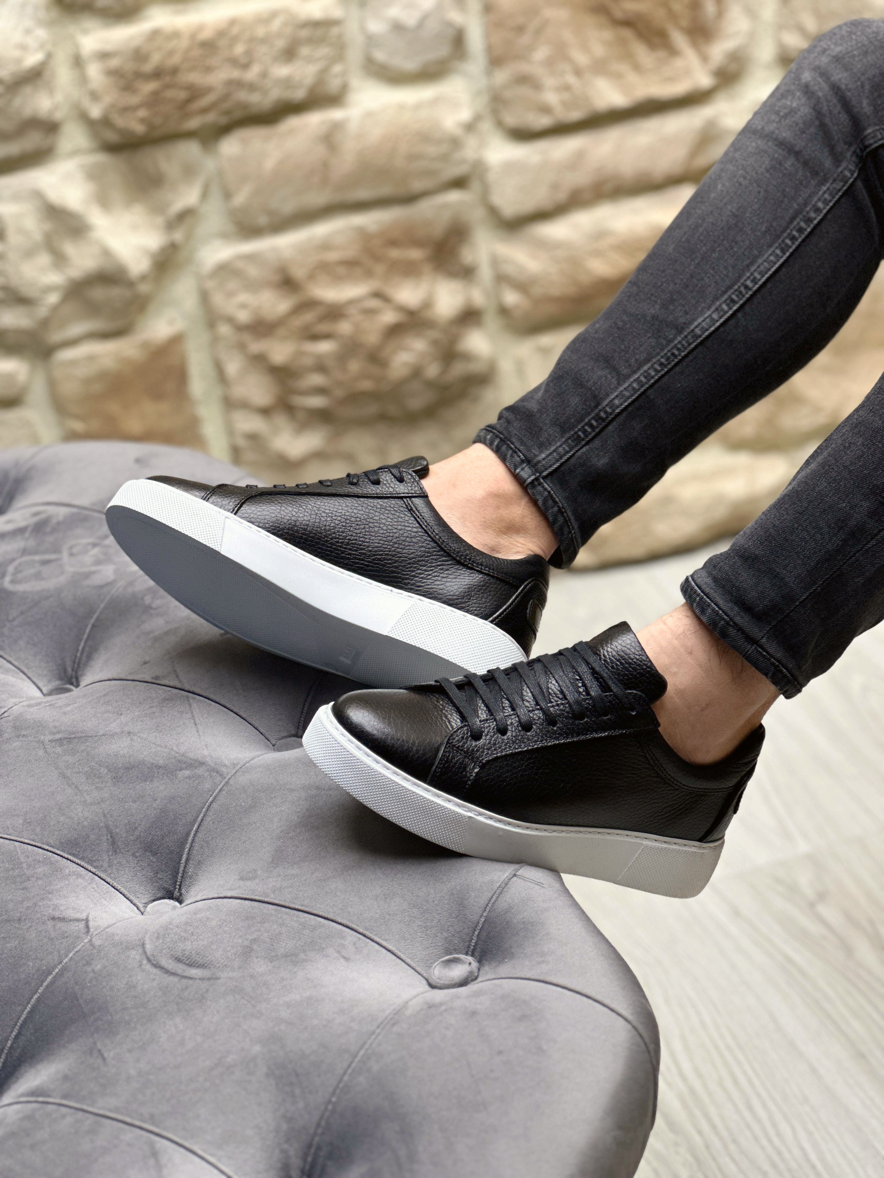 TAYRAN HAKİKİ DERİ EVA TABAN GÜNLÜK ERKEK SNEAKER AYAKKABI