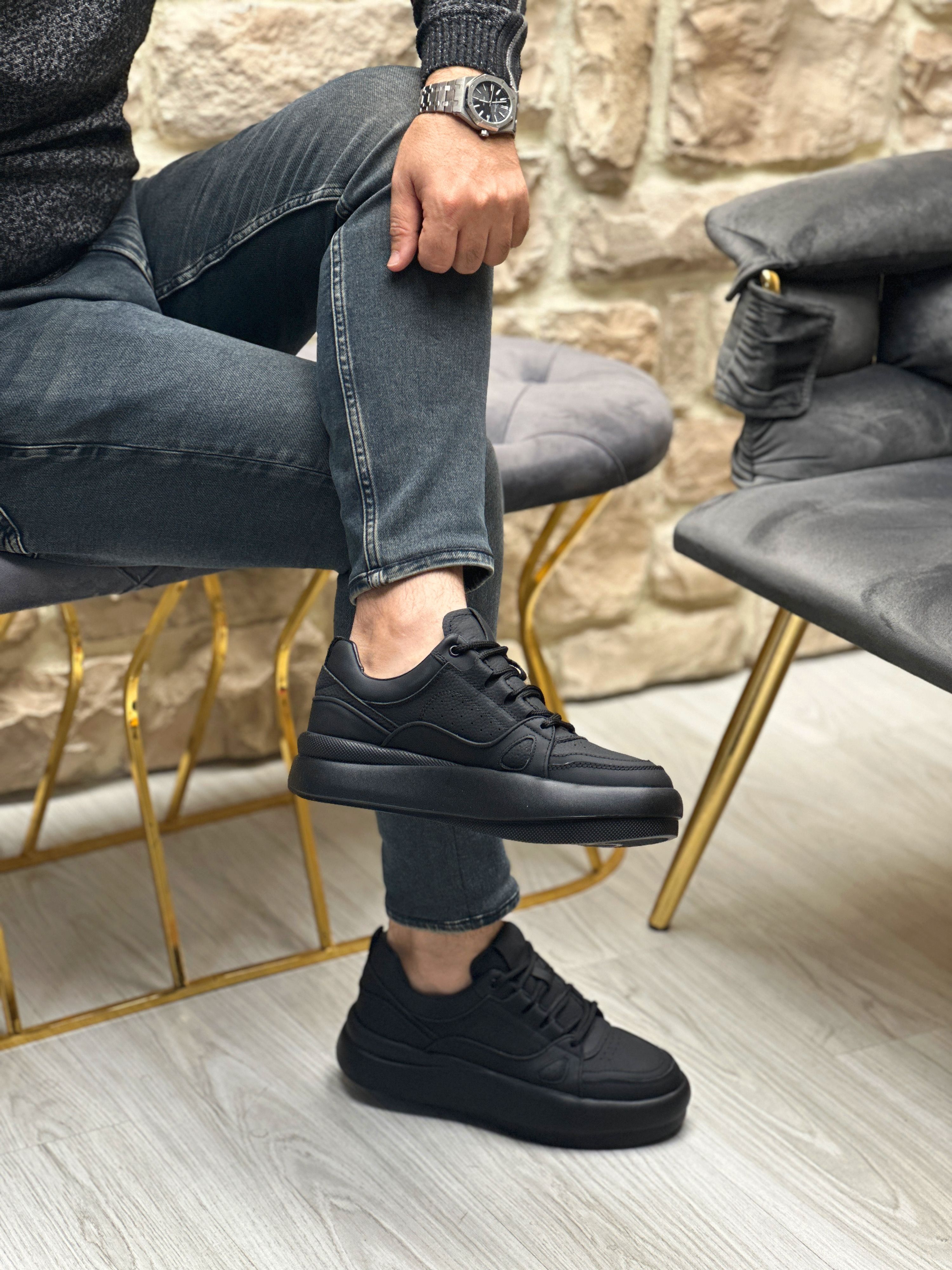 NORŞİN HAKİKİ DERİ AİR TABAN GÜNLÜK ERKEK SNEAKER AYAKKABI