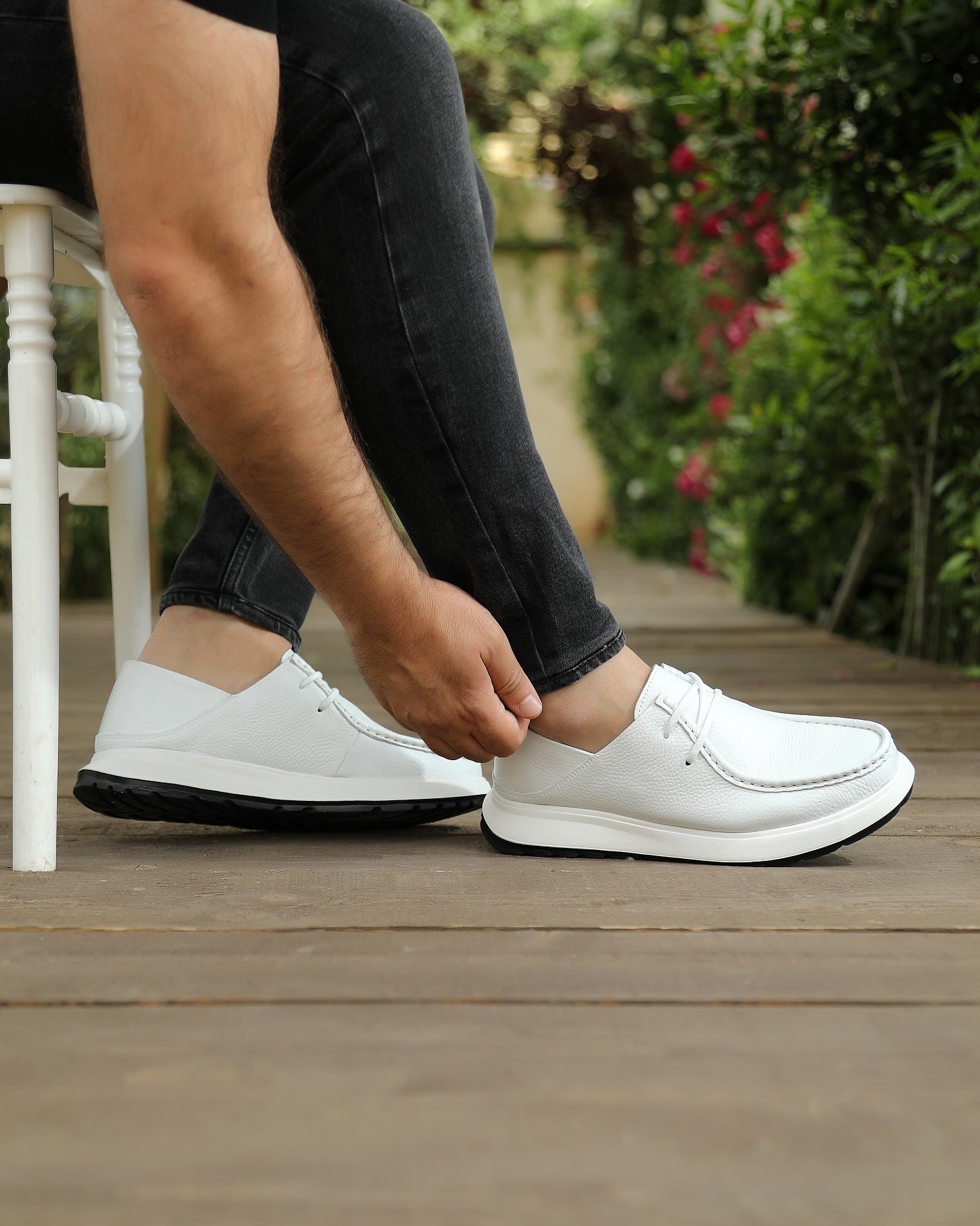 ROJWA HAKİKİ DERİ EVA TABAN GÜNLÜK ERKEK SNEAKER AYAKKABI
