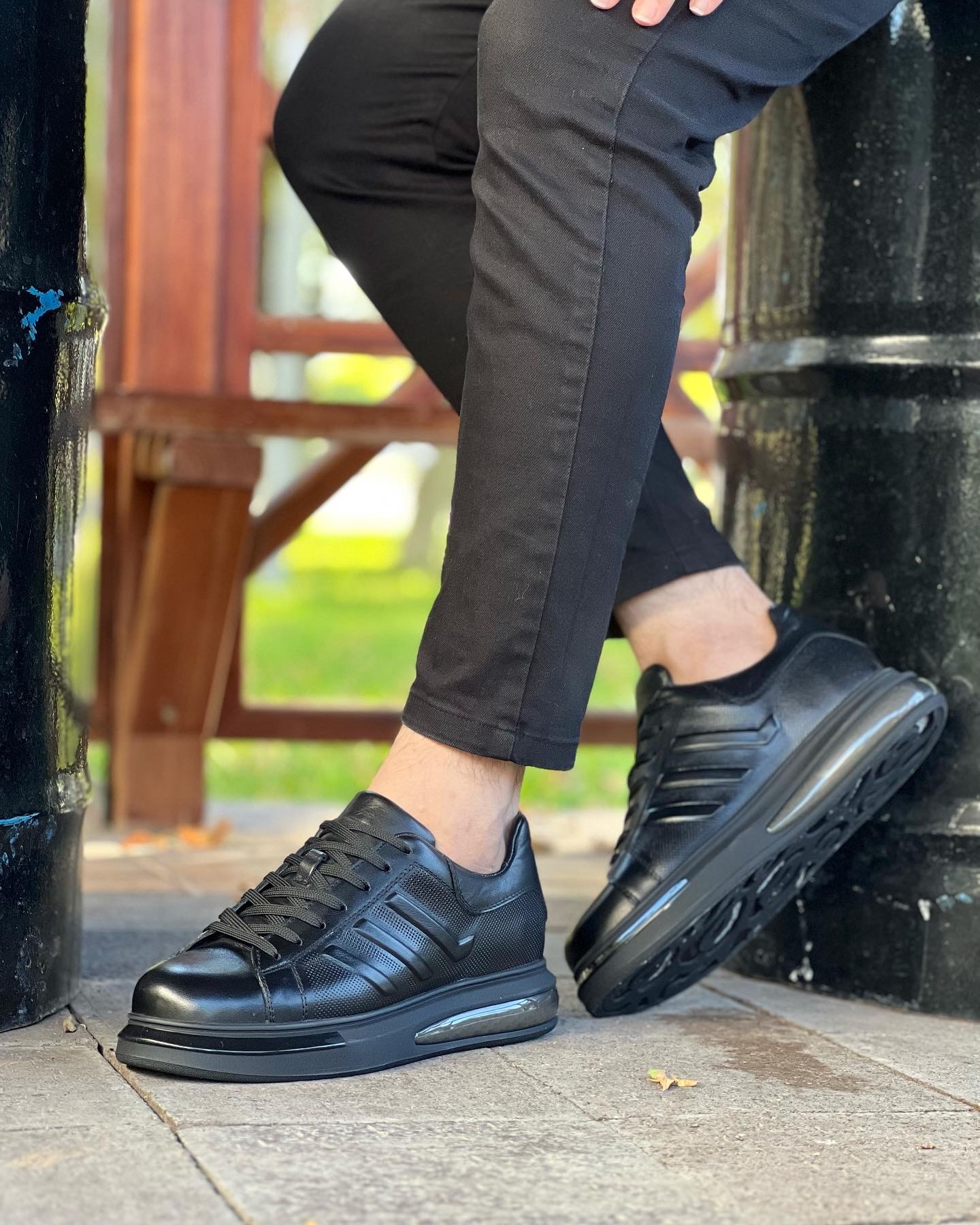 TİLLEW HAKİKİ DERİ AİR TABAN GÜNLÜK ERKEK SNEAKER AYAKKABI