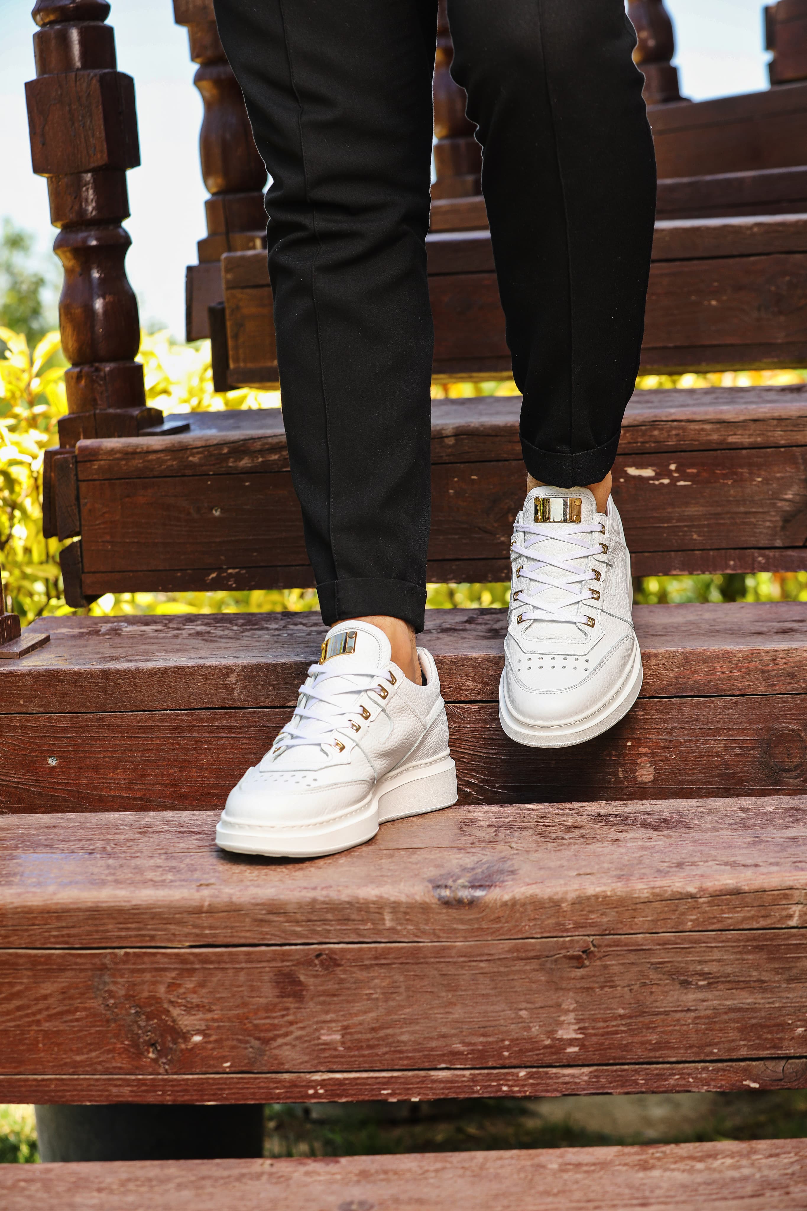 MAYKAP HAKİKİ DERİ EVA TABAN GÜNLÜK ERKEK SNEAKER AYAKKABI
