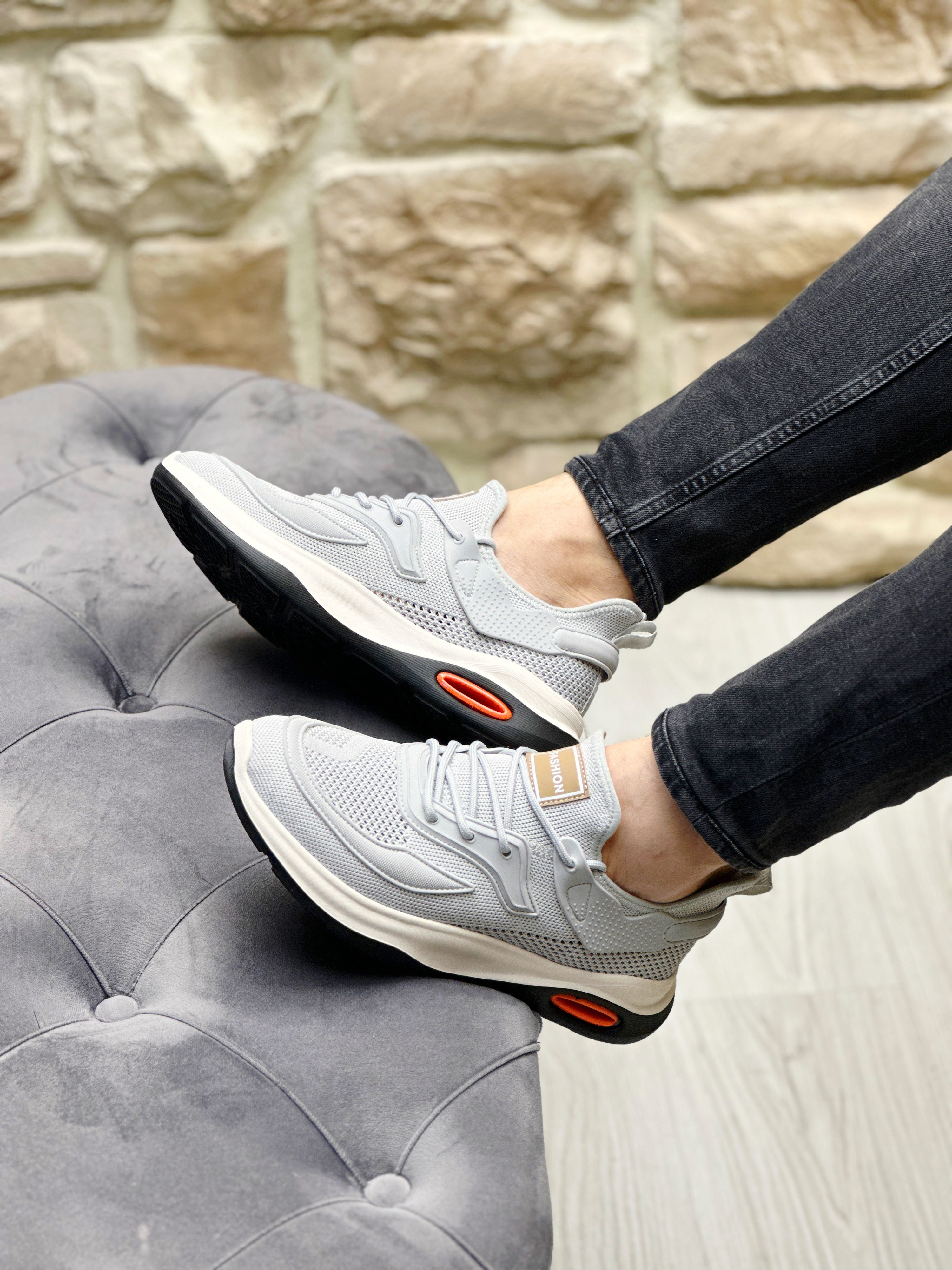 SAPEN KETEN AİR TABAN GÜNLÜK ERKEK SNEAKER AYAKKABI - Gri