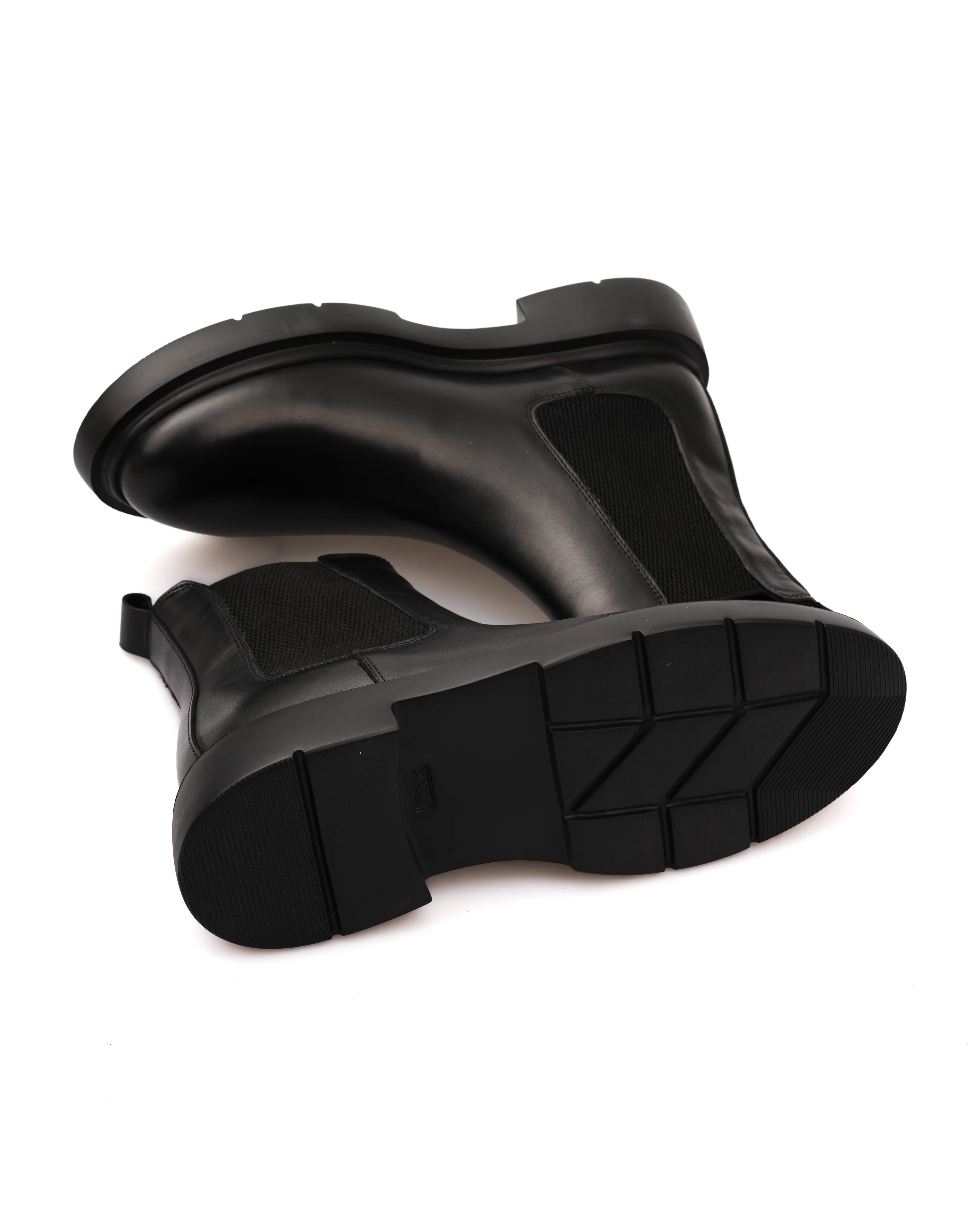 MAYDER HAKİKİ DERİ GÜNLÜK ERKEK BOT - Siyah